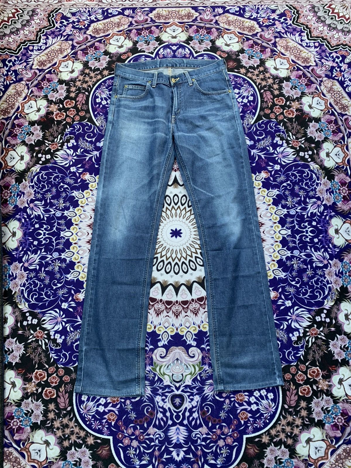Lee Vintage Lee Faded Wash Denim Size US 33 - 1 Thumbnail