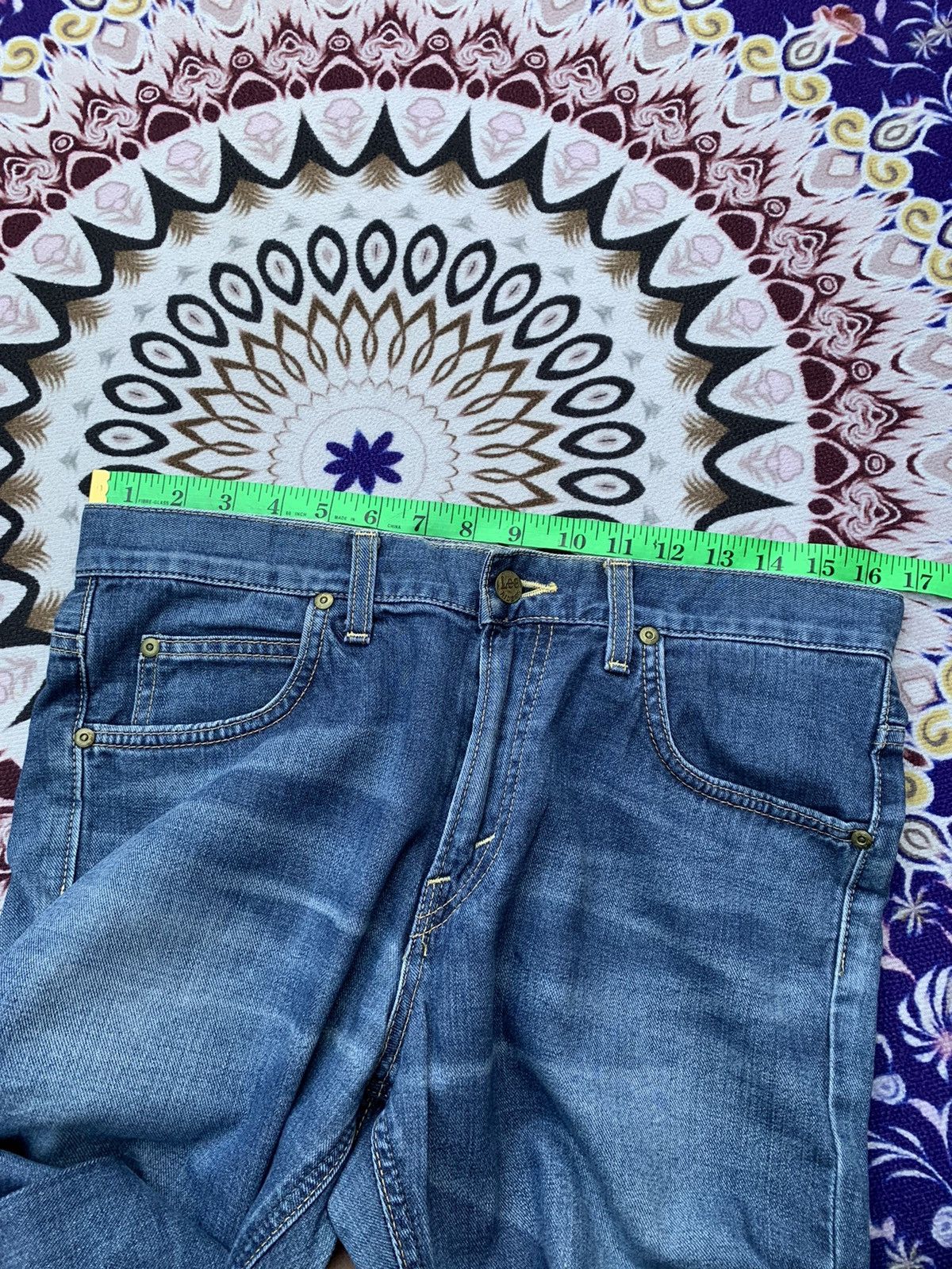 Lee Vintage Lee Faded Wash Denim Size US 33 - 12 Thumbnail