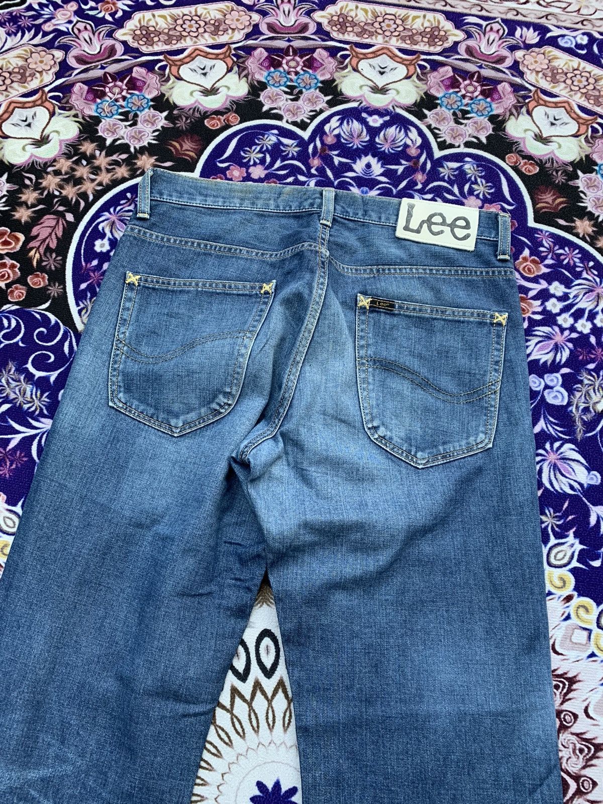 Lee Vintage Lee Faded Wash Denim Size US 33 - 9 Thumbnail