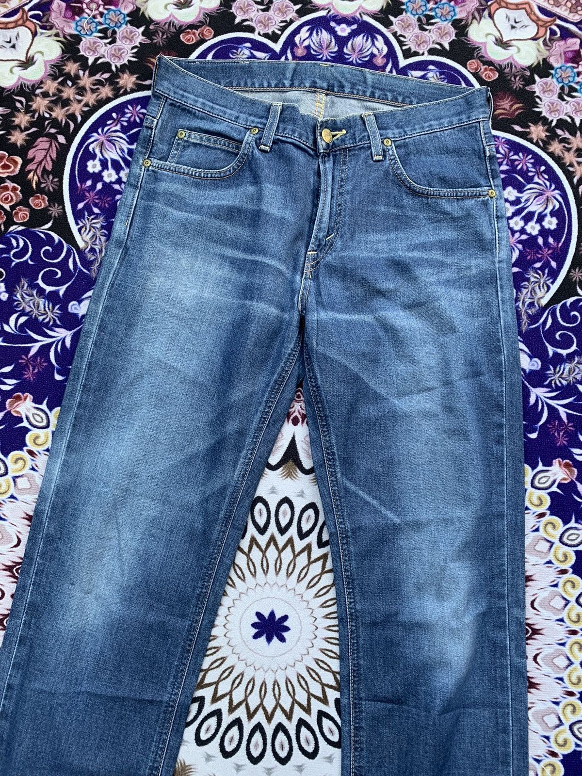 Lee Vintage Lee Faded Wash Denim Size US 33 - 2 Thumbnail