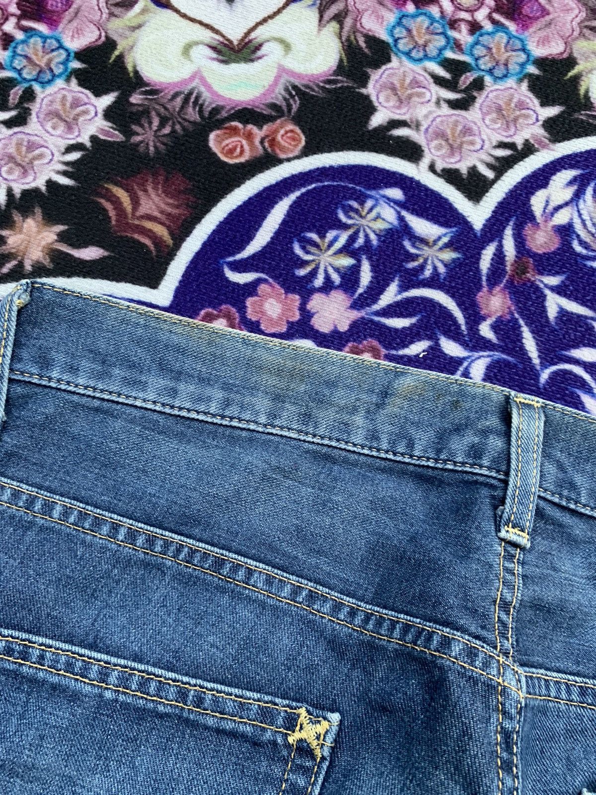 Lee Vintage Lee Faded Wash Denim Size US 33 - 10 Thumbnail