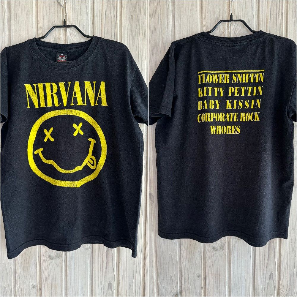 Nirvana NIRVANA Flower Shiffin Kitty Pettin Baby Kissin Corporate Size US S / EU 44-46 / 1 - 1 Thumbnail