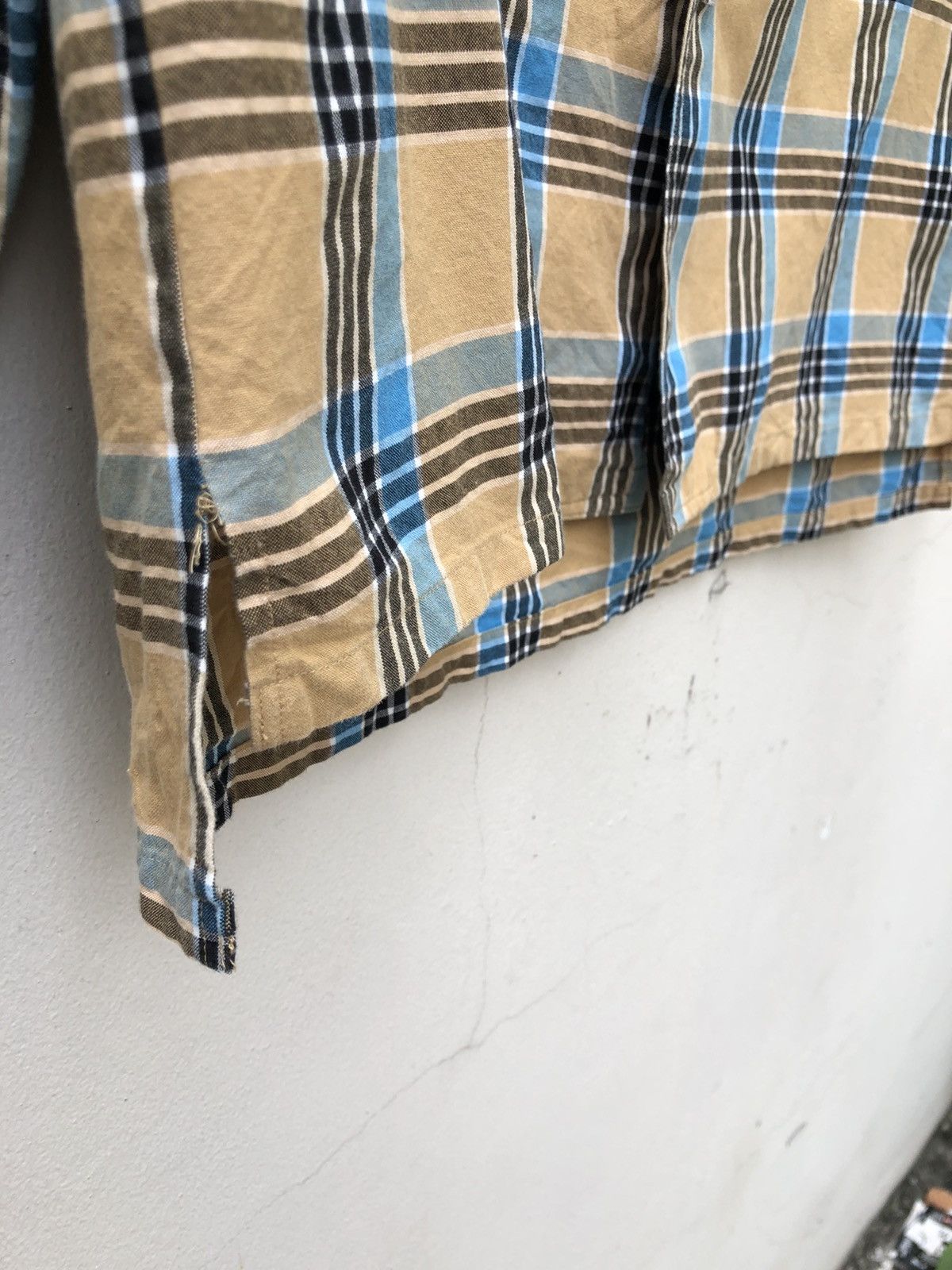 VAINL ARCHIVE VainL Archive Japan Checkered Open Collar Shirt Size US M / EU 48-50 / 2 - 8 Thumbnail