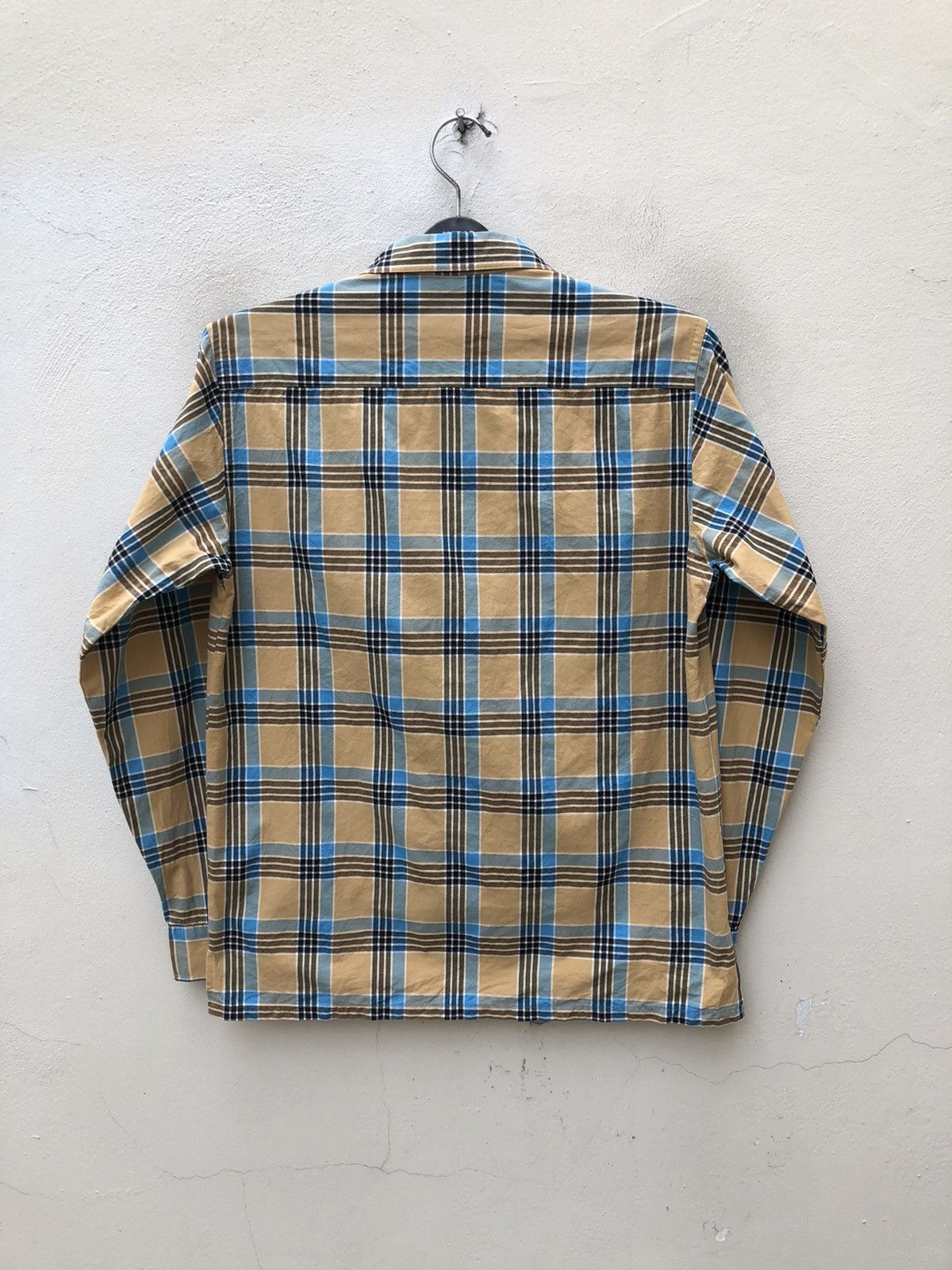 VAINL ARCHIVE VainL Archive Japan Checkered Open Collar Shirt Size US M / EU 48-50 / 2 - 10 Thumbnail