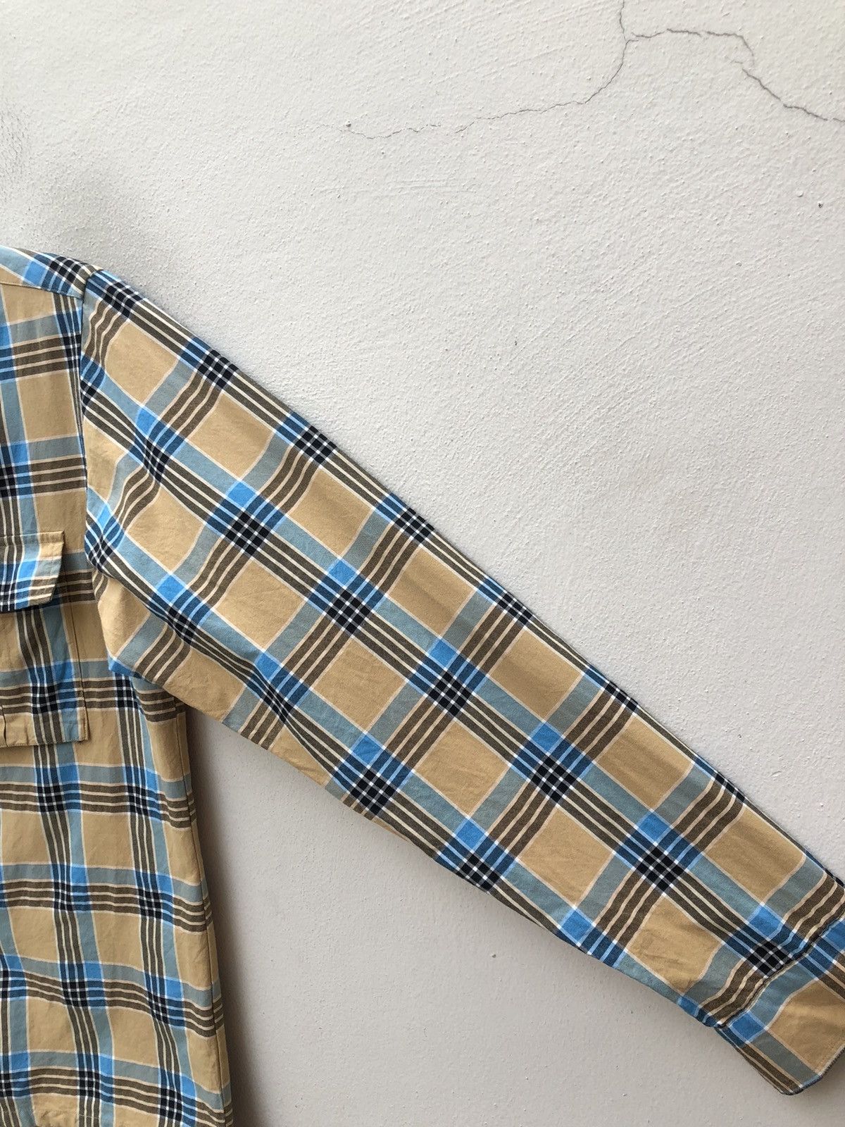 VAINL ARCHIVE VainL Archive Japan Checkered Open Collar Shirt Size US M / EU 48-50 / 2 - 7 Thumbnail