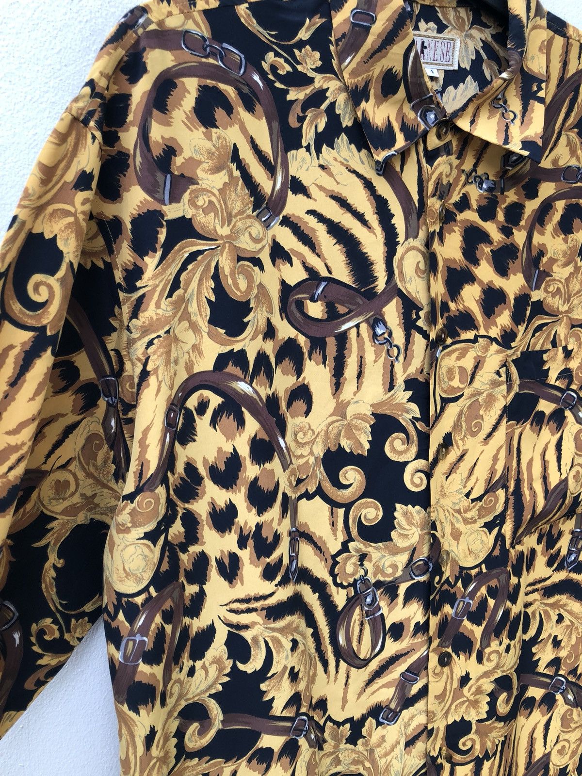 Vintage Vintage Japanese Made FARNESE Long Sleeve Baroque Shirt Size US L / EU 52-54 / 3 - 10 Thumbnail