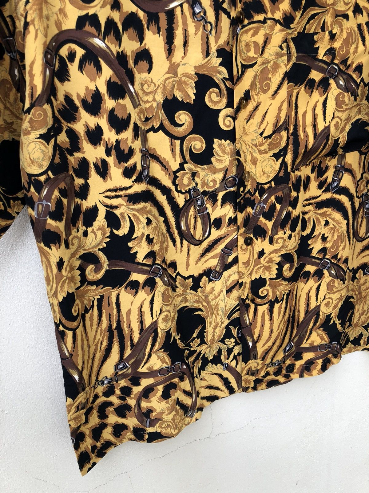 Vintage Vintage Japanese Made FARNESE Long Sleeve Baroque Shirt Size US L / EU 52-54 / 3 - 11 Thumbnail