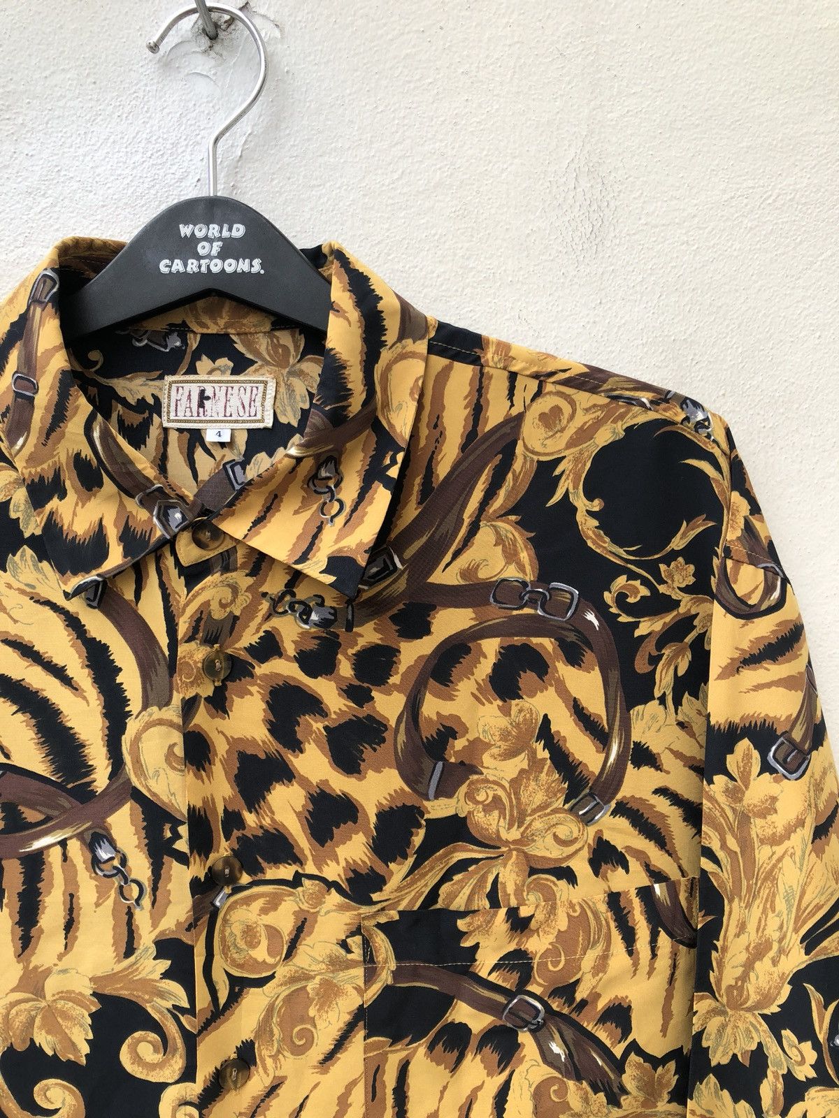 Vintage Vintage Japanese Made FARNESE Long Sleeve Baroque Shirt Size US L / EU 52-54 / 3 - 7 Thumbnail