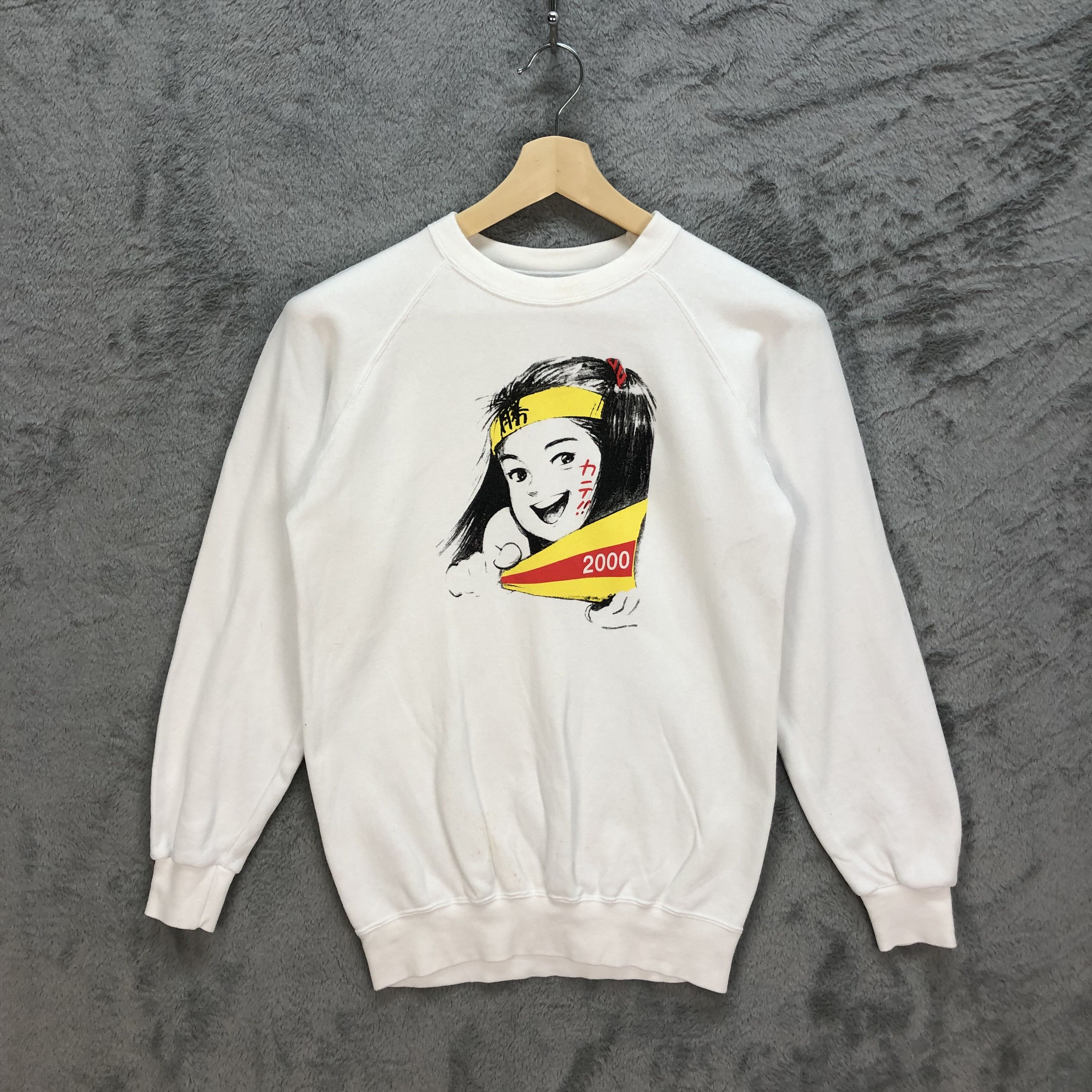 Japanese Brand Vintage Y2K Graphic Printed Sweatshirts #6040-218 Size US S / EU 44-46 / 1 - 1 Thumbnail