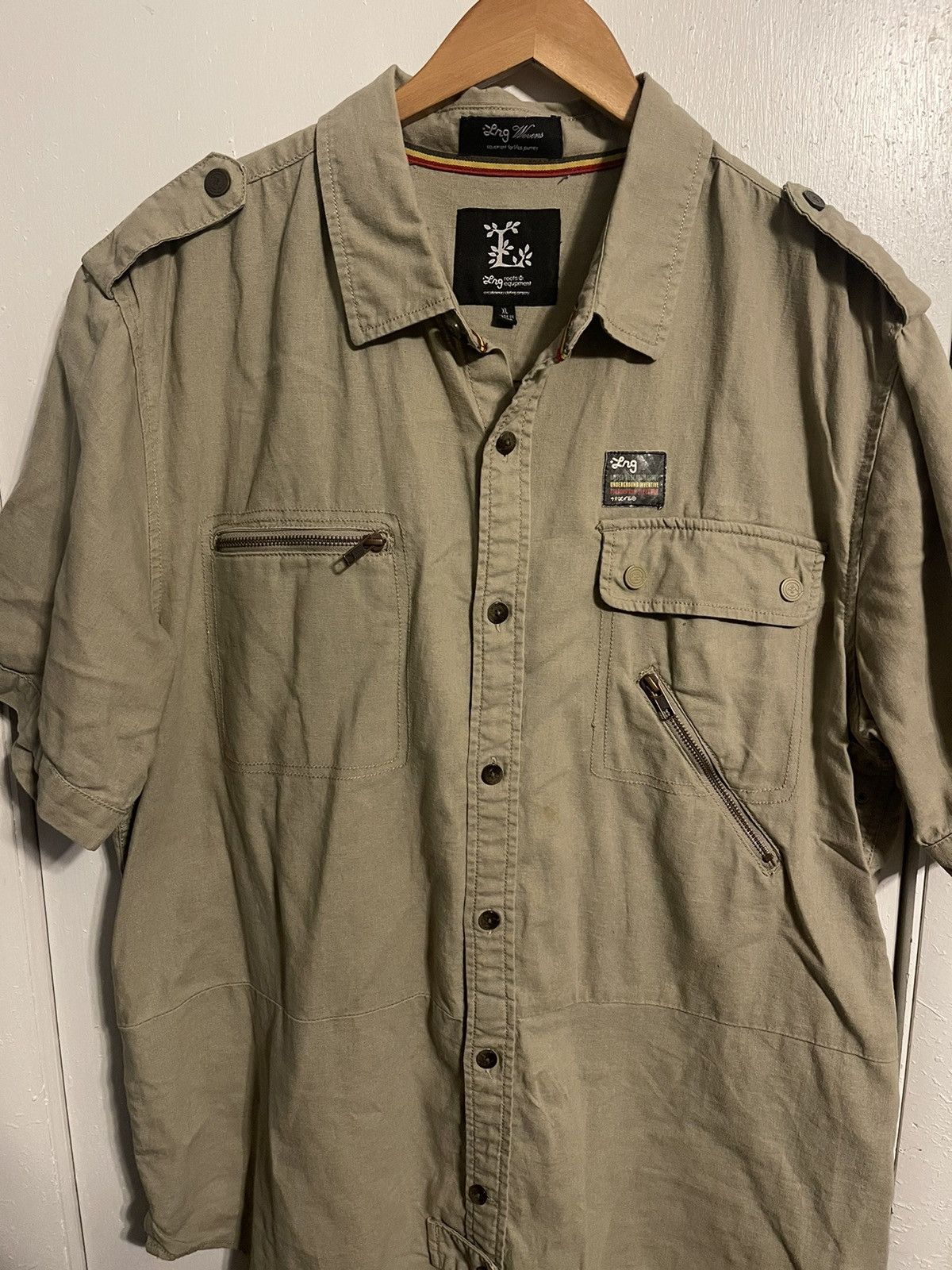 LRG Vintage LRG Safari Shirt Size US XL / EU 56 / 4 - 2 Thumbnail