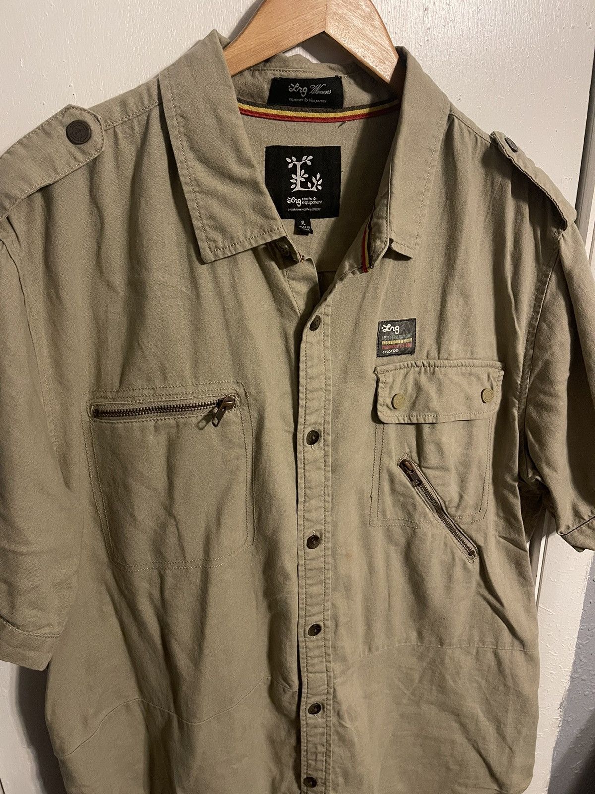 LRG Vintage LRG Safari Shirt Size US XL / EU 56 / 4 - 3 Thumbnail