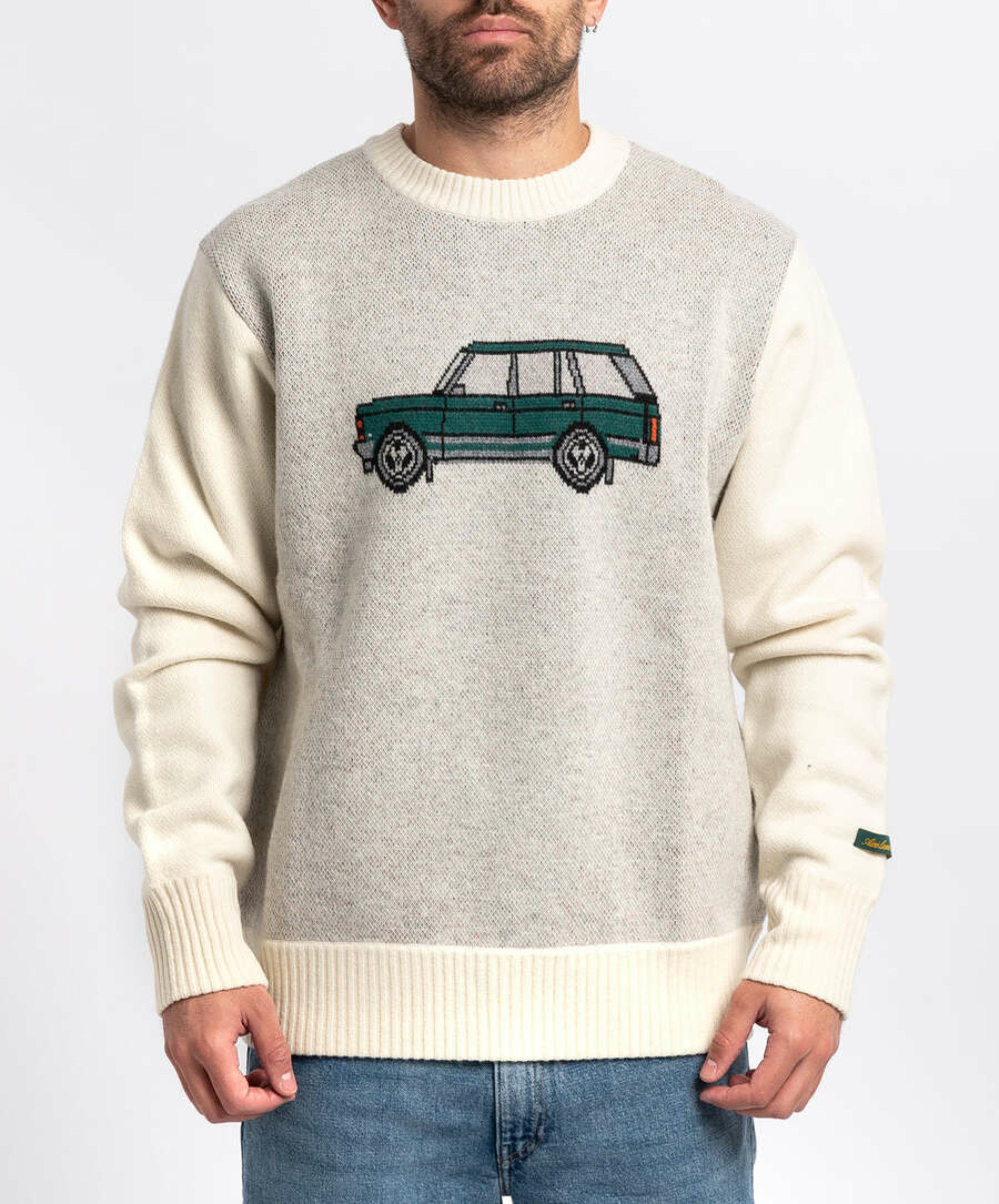 Aime Leon Dore Aime leon dore Car knit sweater parmesan cream "jeep" Size US S / EU 44-46 / 1 - 9 Thumbnail