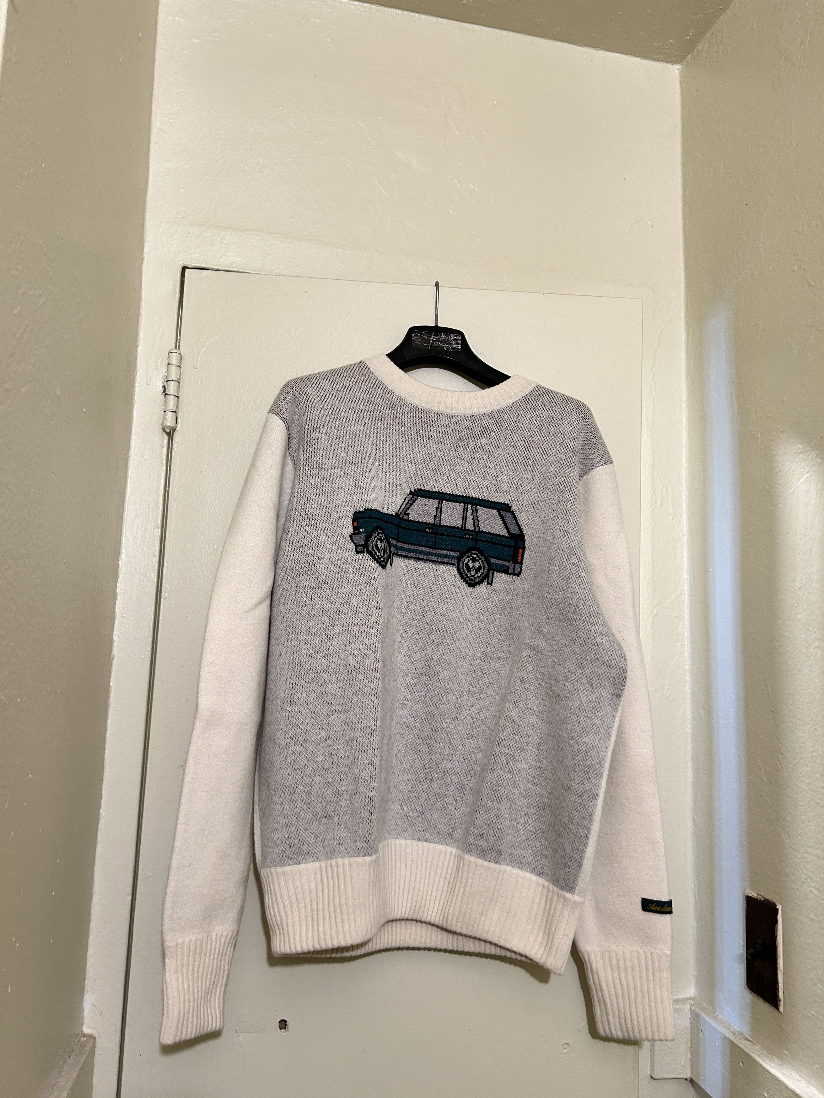 Aime Leon Dore Aime leon dore Car knit sweater parmesan cream "jeep" Size US S / EU 44-46 / 1 - 2 Thumbnail