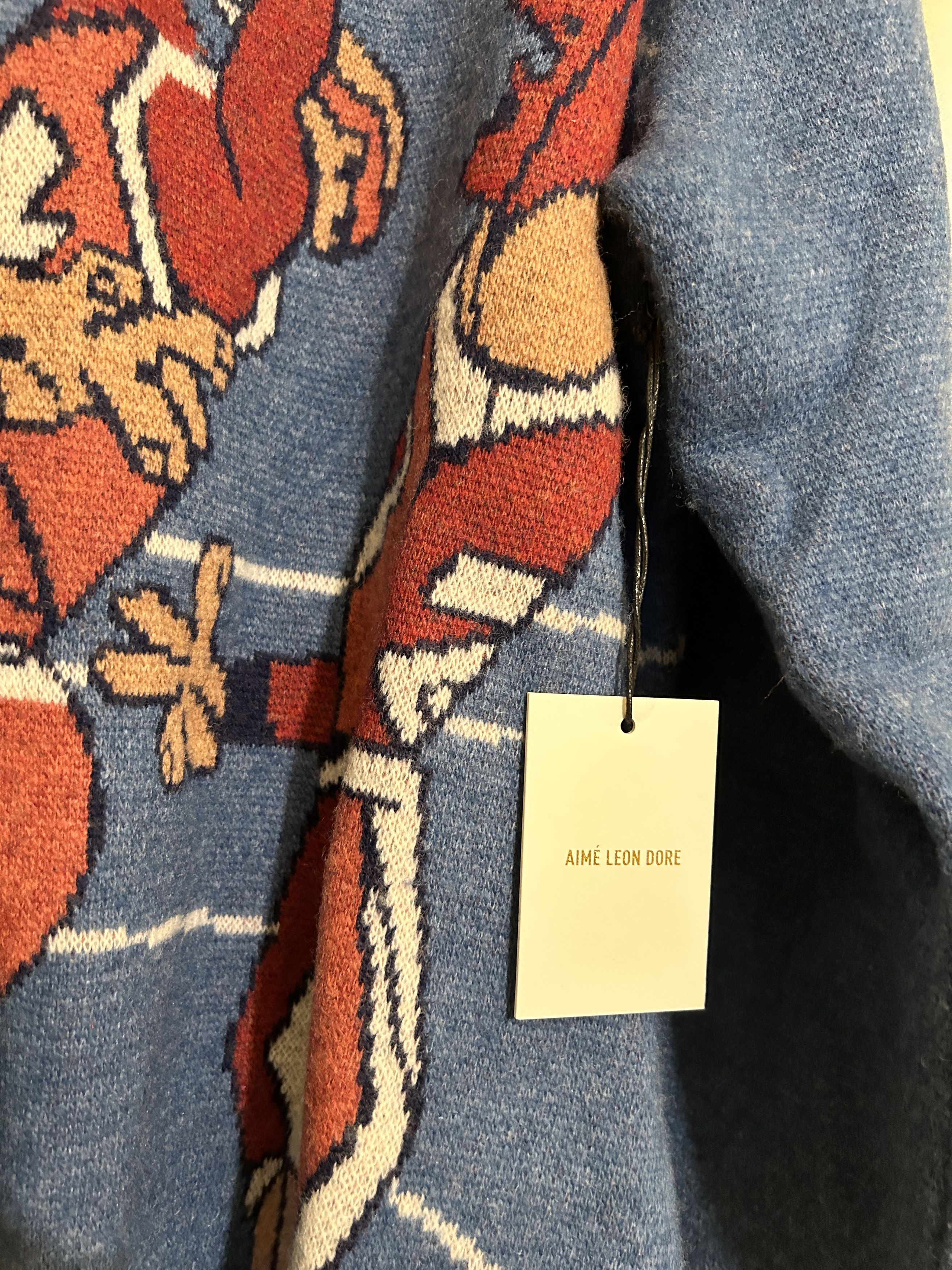 Aime Leon Dore Aime Leon Dore Molina Dunk Sweater FW2020 John Starks Size US L / EU 52-54 / 3 - 3 Thumbnail