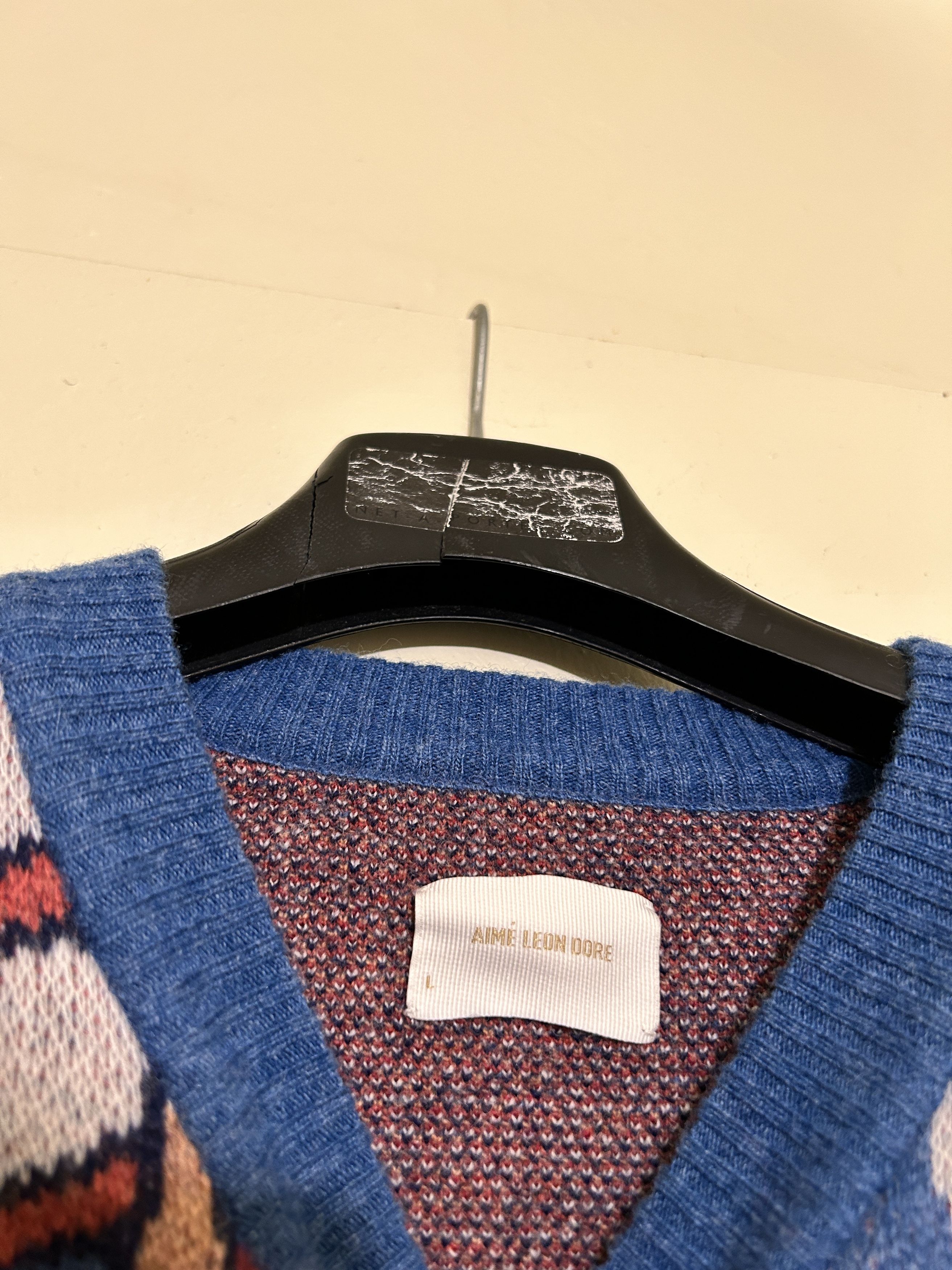 Aime Leon Dore Aime Leon Dore Molina Dunk Sweater FW2020 John Starks Size US L / EU 52-54 / 3 - 2 Thumbnail