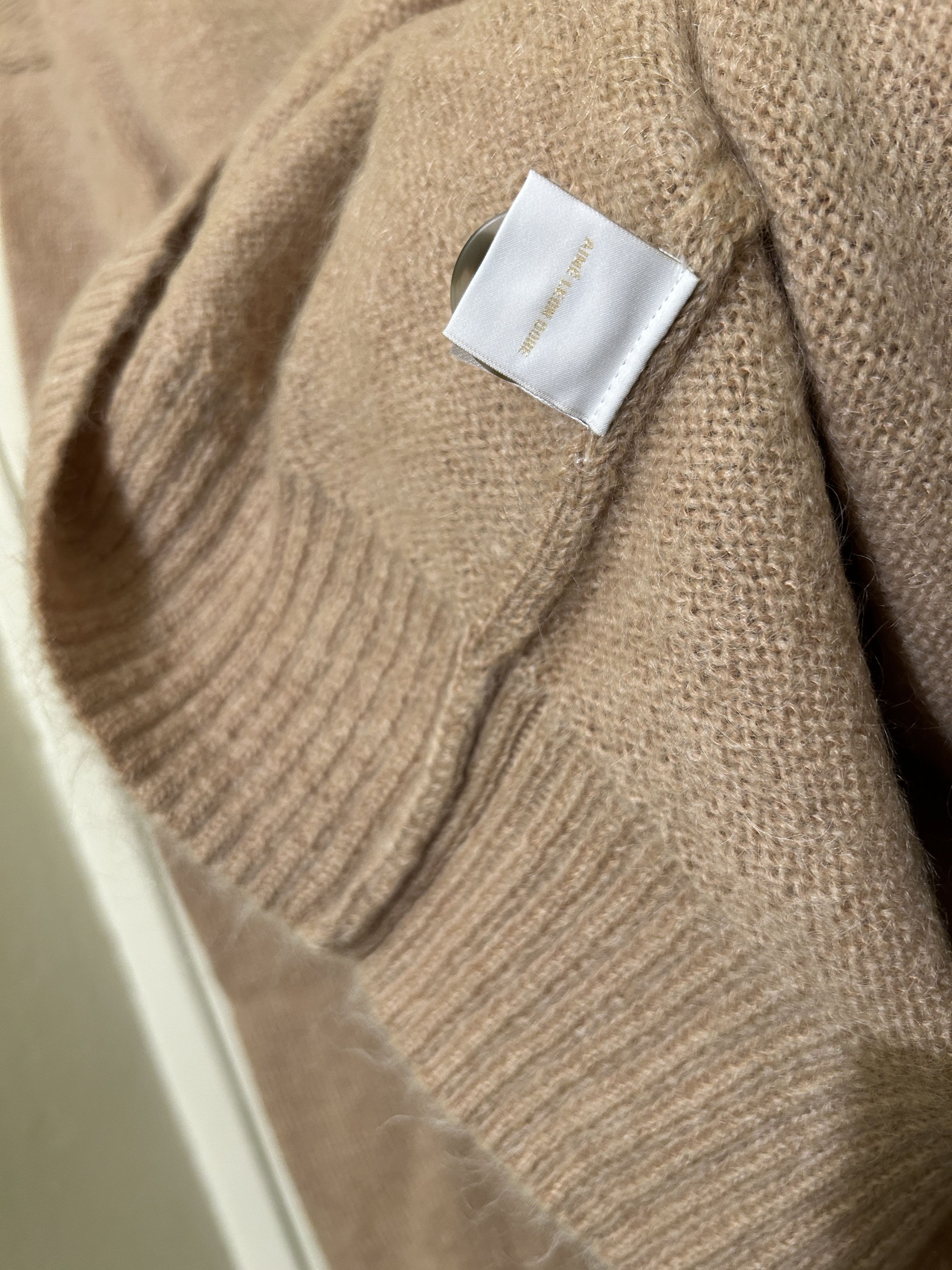 Aime Leon Dore Aime Leon Dore Mohair cardigan Sweater Tan Wool Size US S / EU 44-46 / 1 - 7 Thumbnail