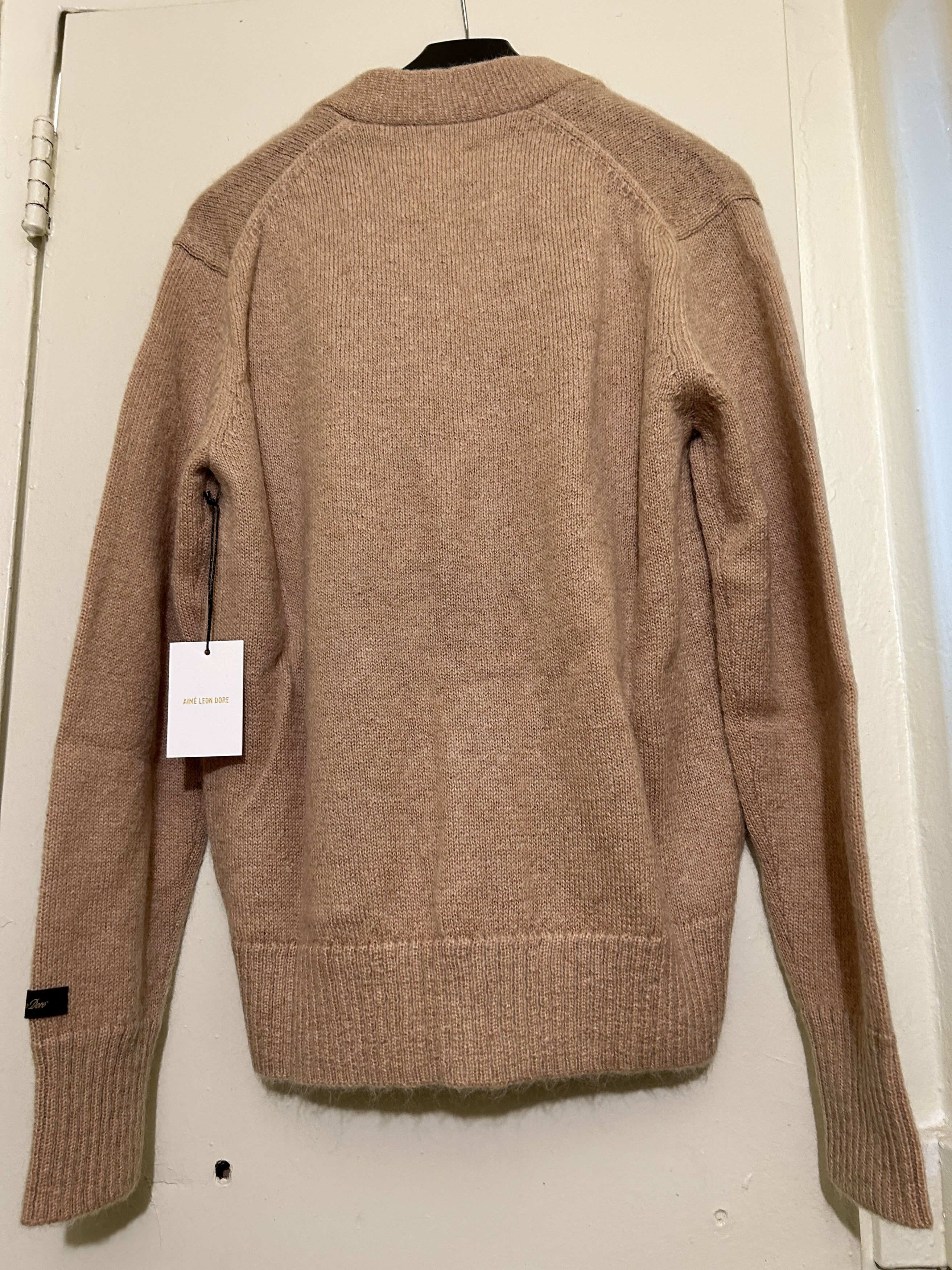 Aime Leon Dore Aime Leon Dore Mohair cardigan Sweater Tan Wool Size US S / EU 44-46 / 1 - 5 Thumbnail