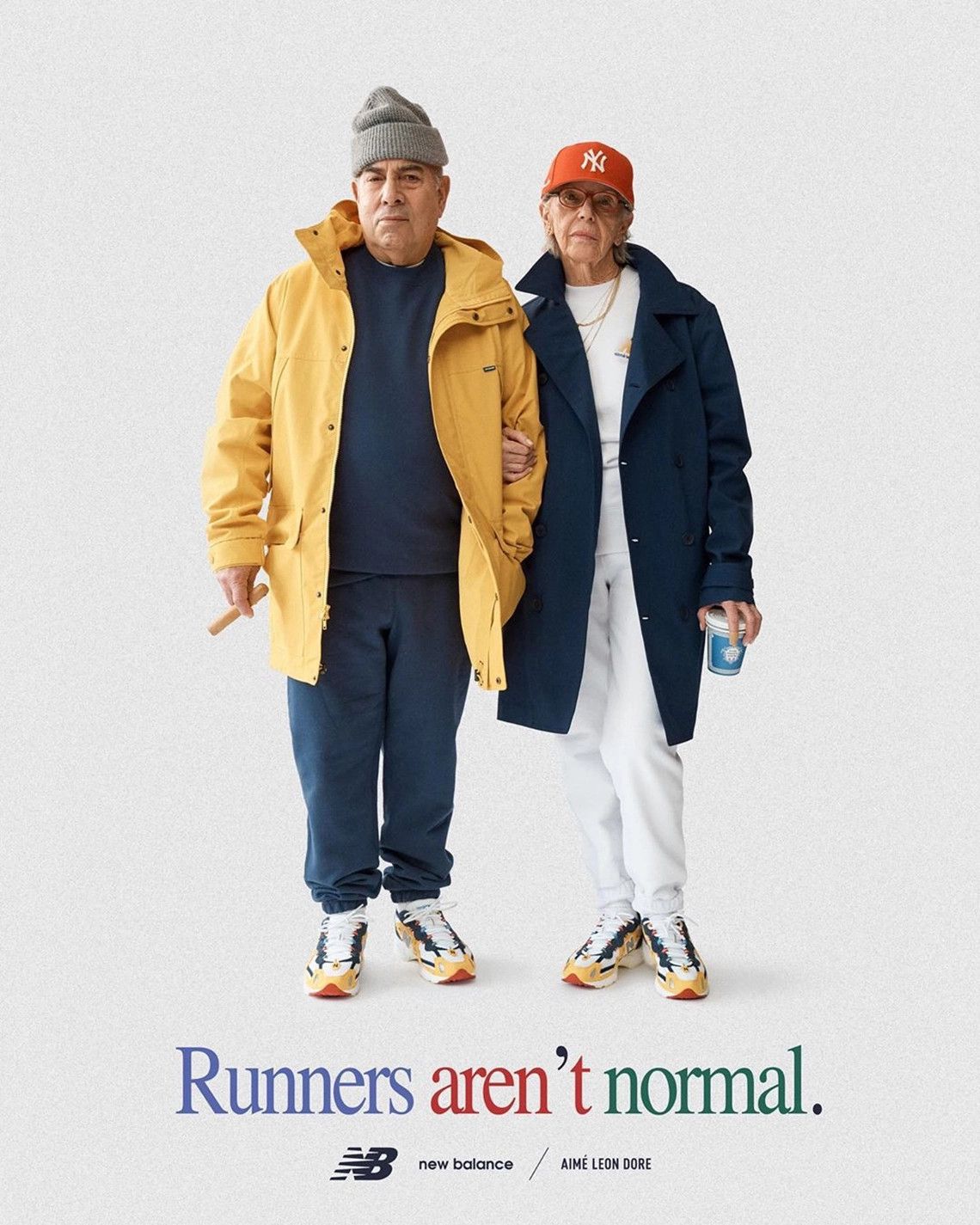 Aime Leon Dore × New Balance "runners aren't normal" 827 poster Yellow Size ONE SIZE - 2 Thumbnail