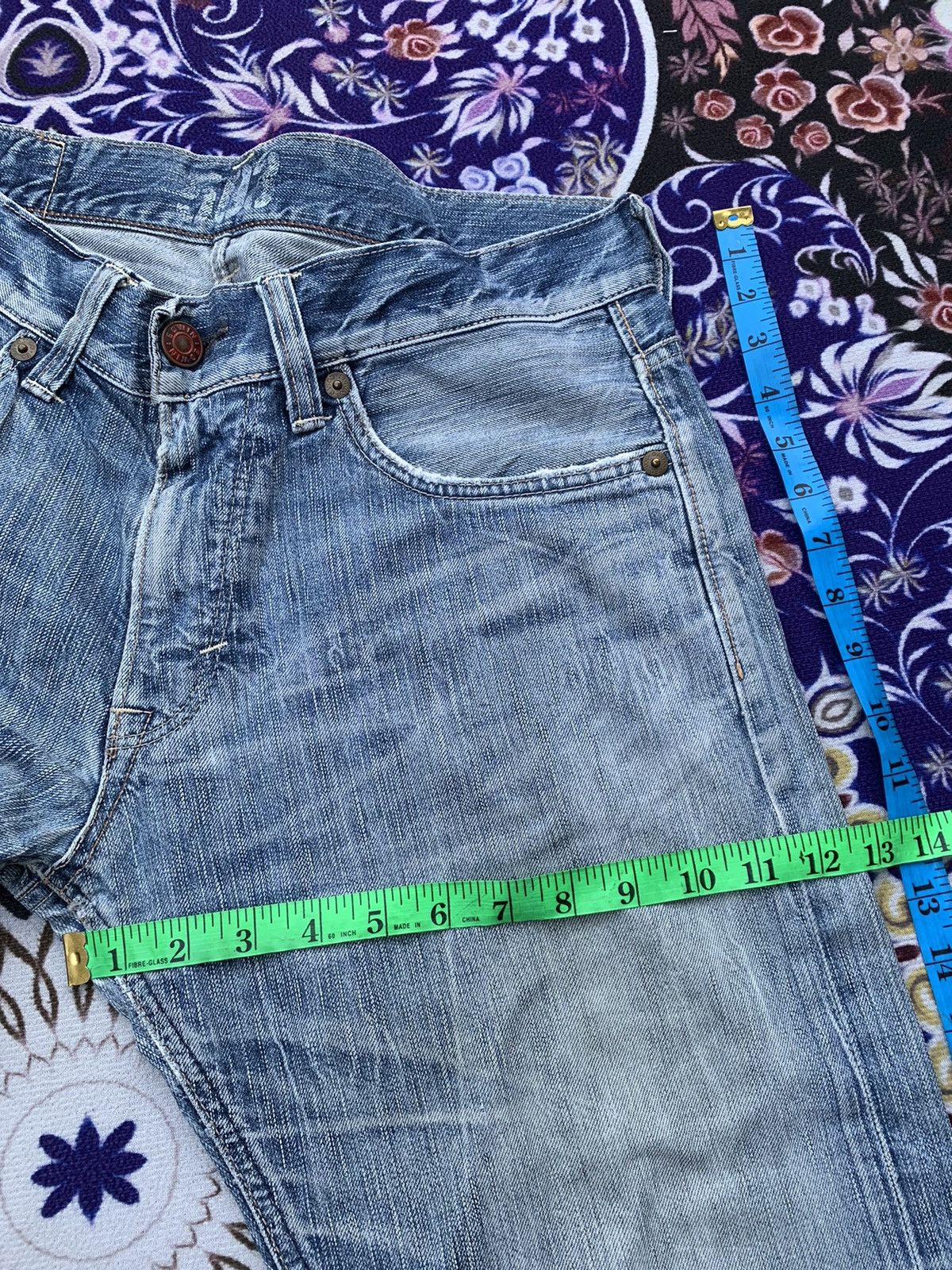Edwin Vintage Edwin 503 Distressed Denim Size US 35 - 13 Thumbnail