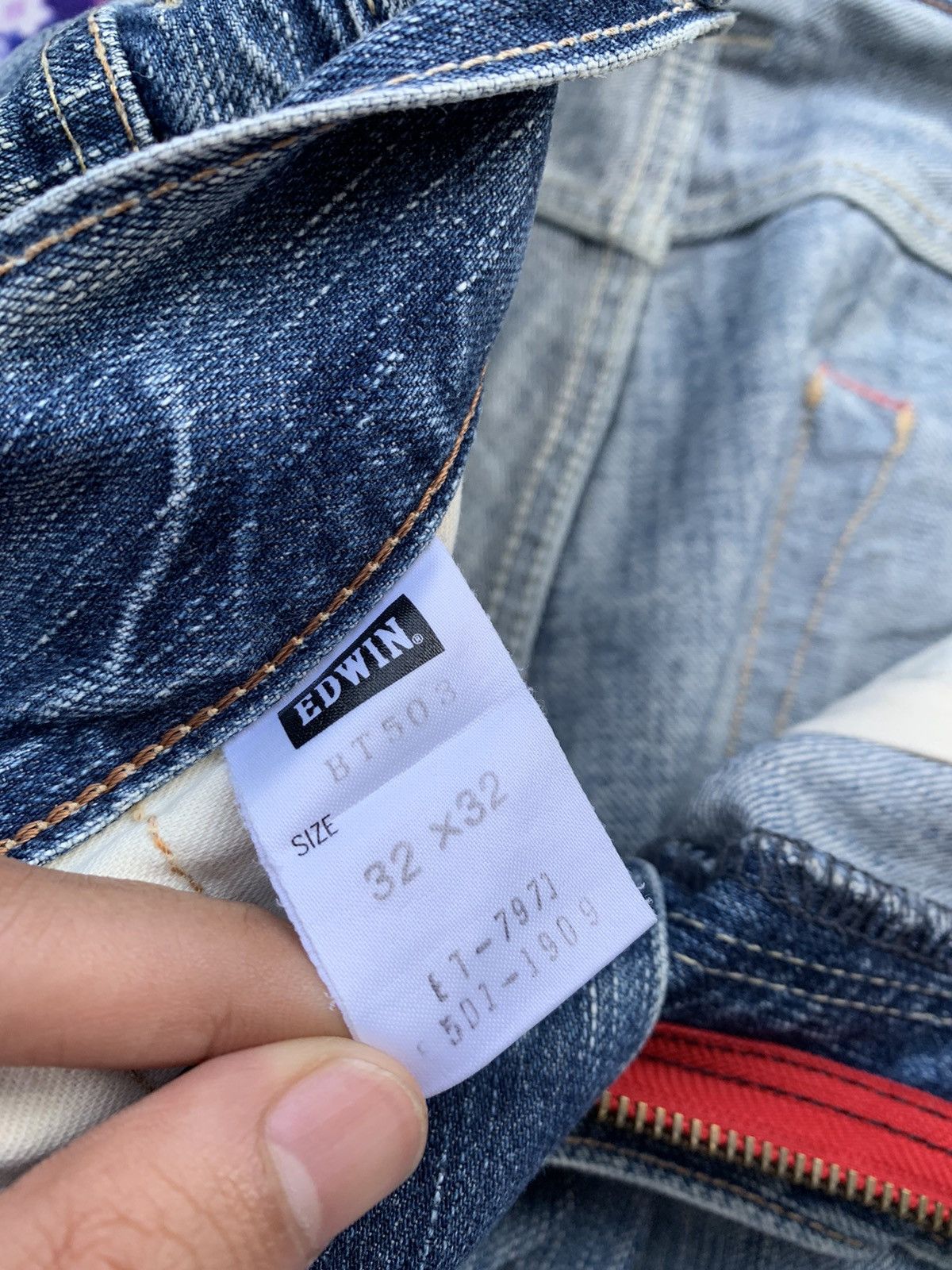Edwin Vintage Edwin 503 Distressed Denim Size US 35 - 4 Thumbnail