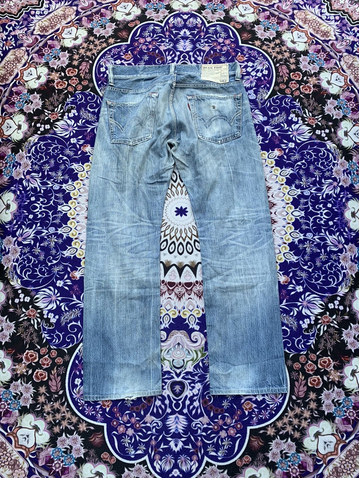 Edwin Vintage Edwin 503 Distressed Denim Size US 35 - 6 Thumbnail