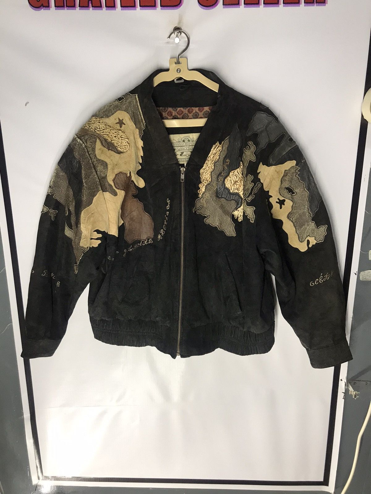 Banana Republic × Vintage 🔥BIDDING NOW🔥vtg banana republic jacket leather patchwork Size US M / EU 48-50 / 2 - 8 Thumbnail