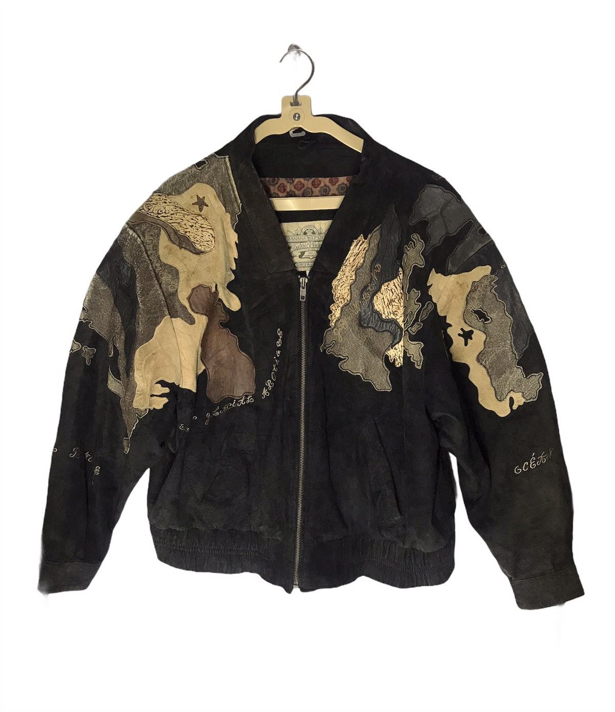 Banana Republic × Vintage 🔥BIDDING NOW🔥vtg banana republic jacket leather patchwork Size US M / EU 48-50 / 2 - 1 Thumbnail
