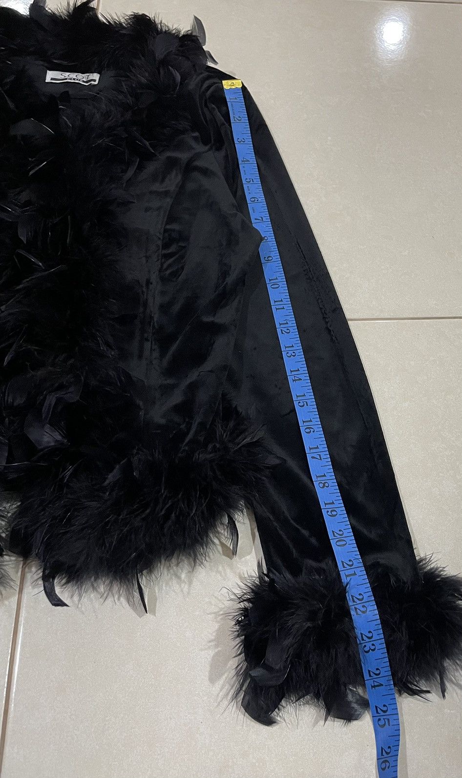 Other LAST PIECE Scot Club Faux Feather Jacket Size M / US 6-8 / IT 42-44 - 17 Thumbnail