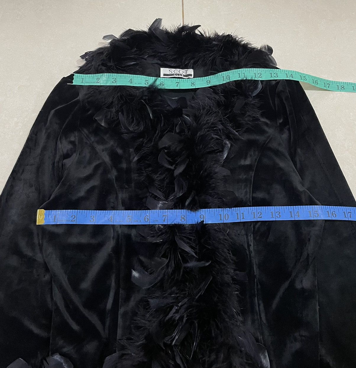 Other LAST PIECE Scot Club Faux Feather Jacket Size M / US 6-8 / IT 42-44 - 15 Thumbnail