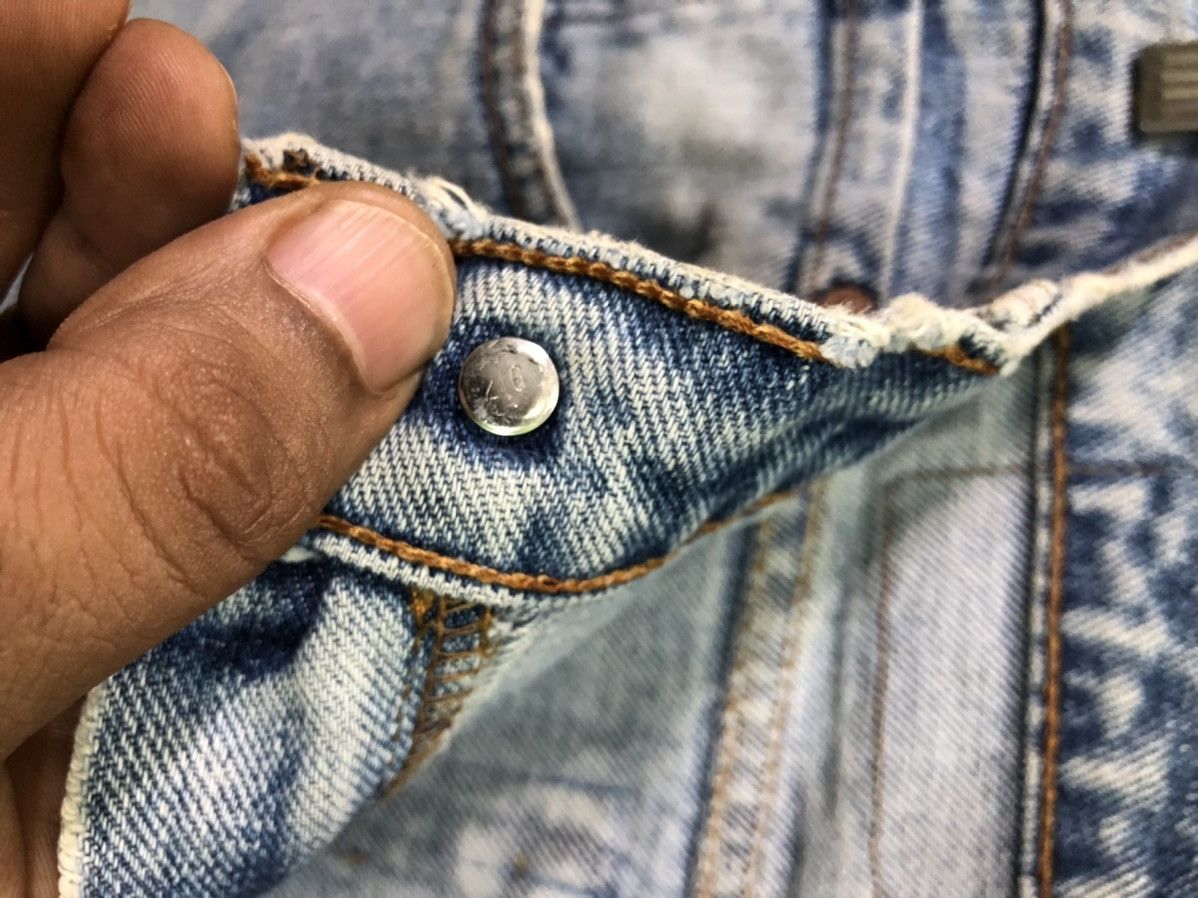 Levi's Vintage Levis 505 Custom Patchwork Distressed Denim Jeans Size US 32 / EU 48 - 9 Thumbnail