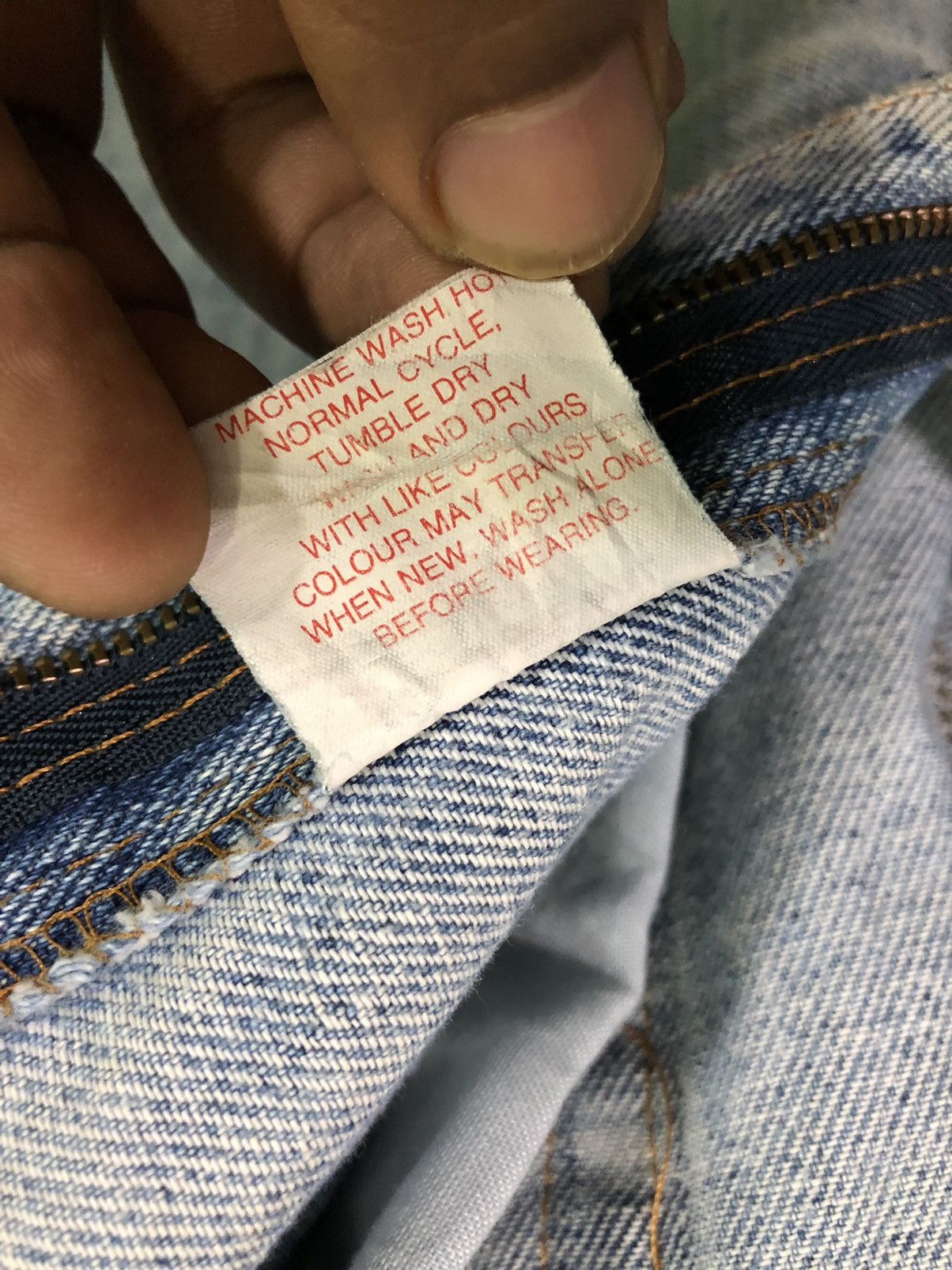 Levi's Vintage Levis 505 Custom Patchwork Distressed Denim Jeans Size US 32 / EU 48 - 10 Thumbnail