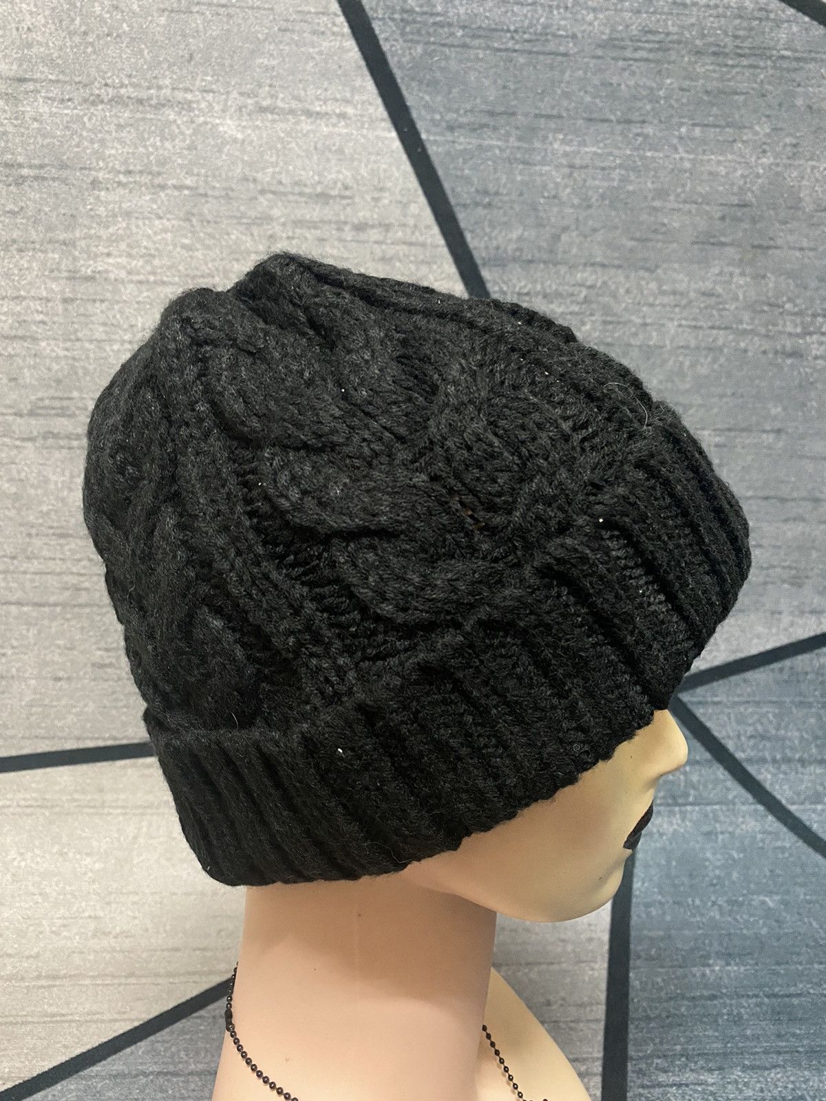 Japanese Brand Japan Knitted Design Beanie Hat Size ONE SIZE - 2 Thumbnail