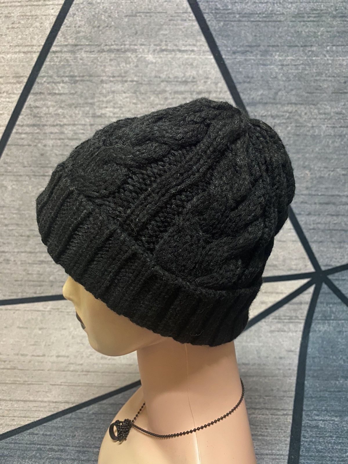 Japanese Brand Japan Knitted Design Beanie Hat Size ONE SIZE - 3 Thumbnail