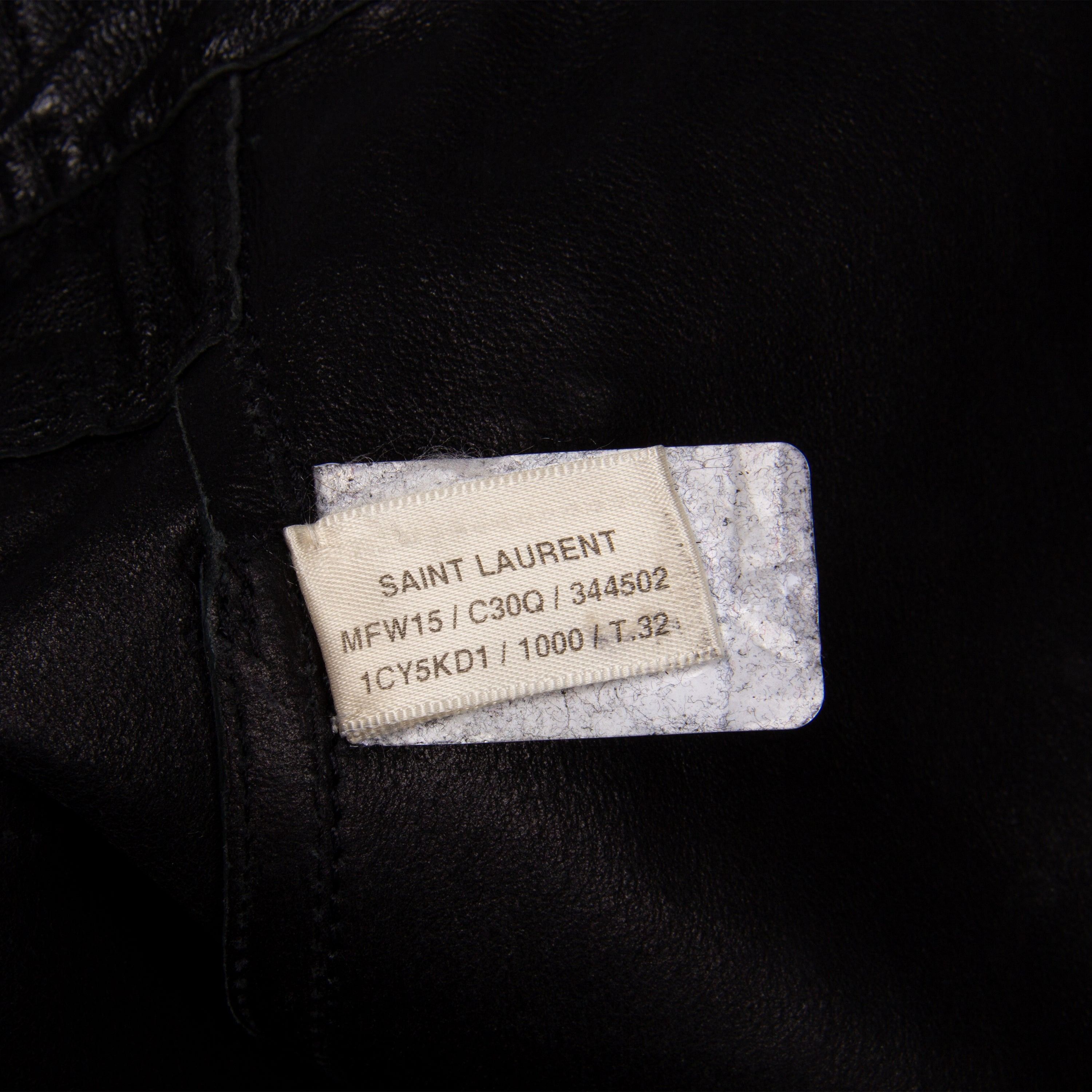 Hedi Slimane × Saint Laurent Paris SAINT LAURENT SAMPLE AW15 FULL LEATHER PANT Size US 32 / EU 48 - 6 Thumbnail