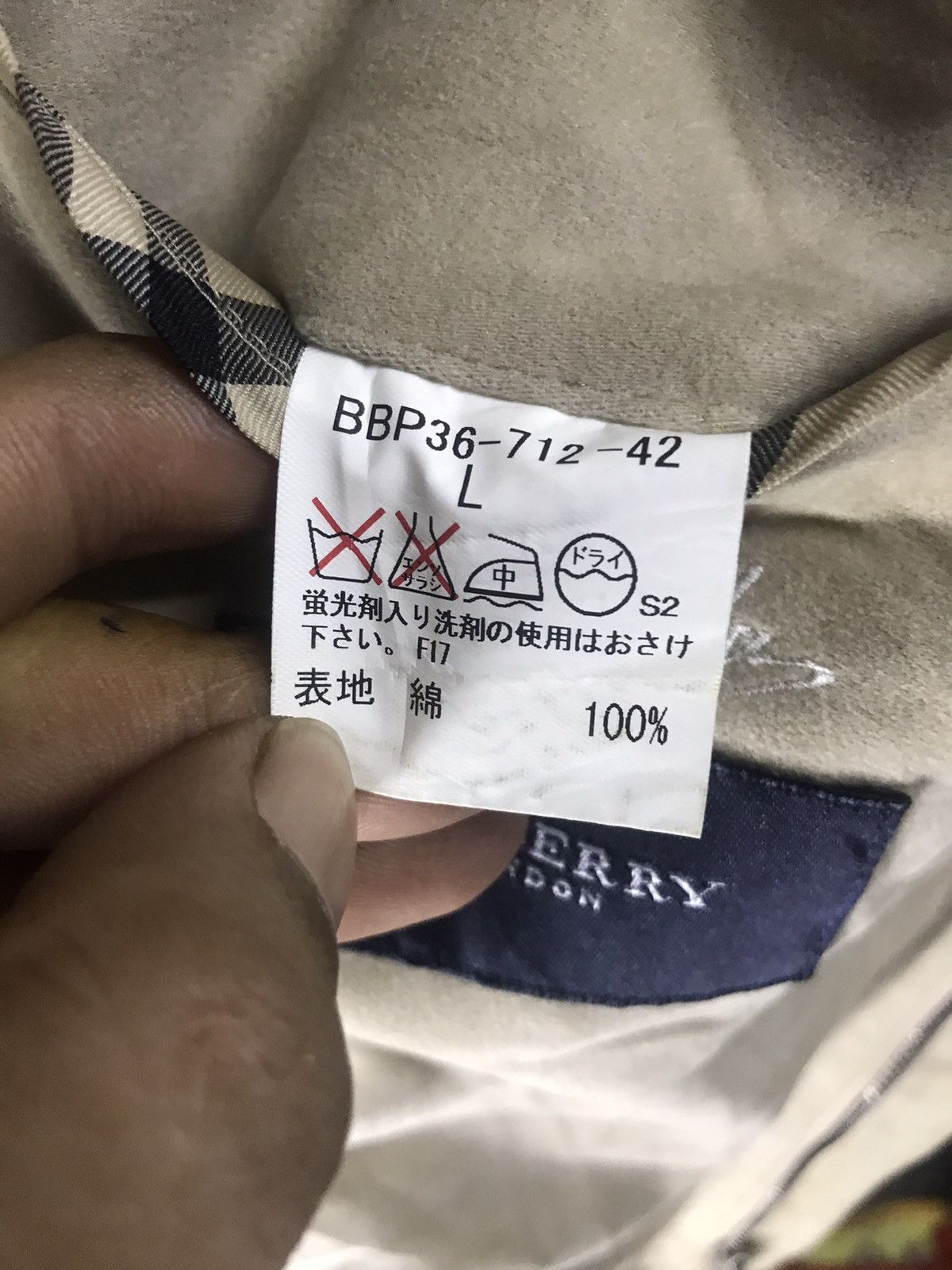 Burberry × Vintage Vintage Burberry zipper jacket three pocket Size US L / EU 52-54 / 3 - 4 Thumbnail