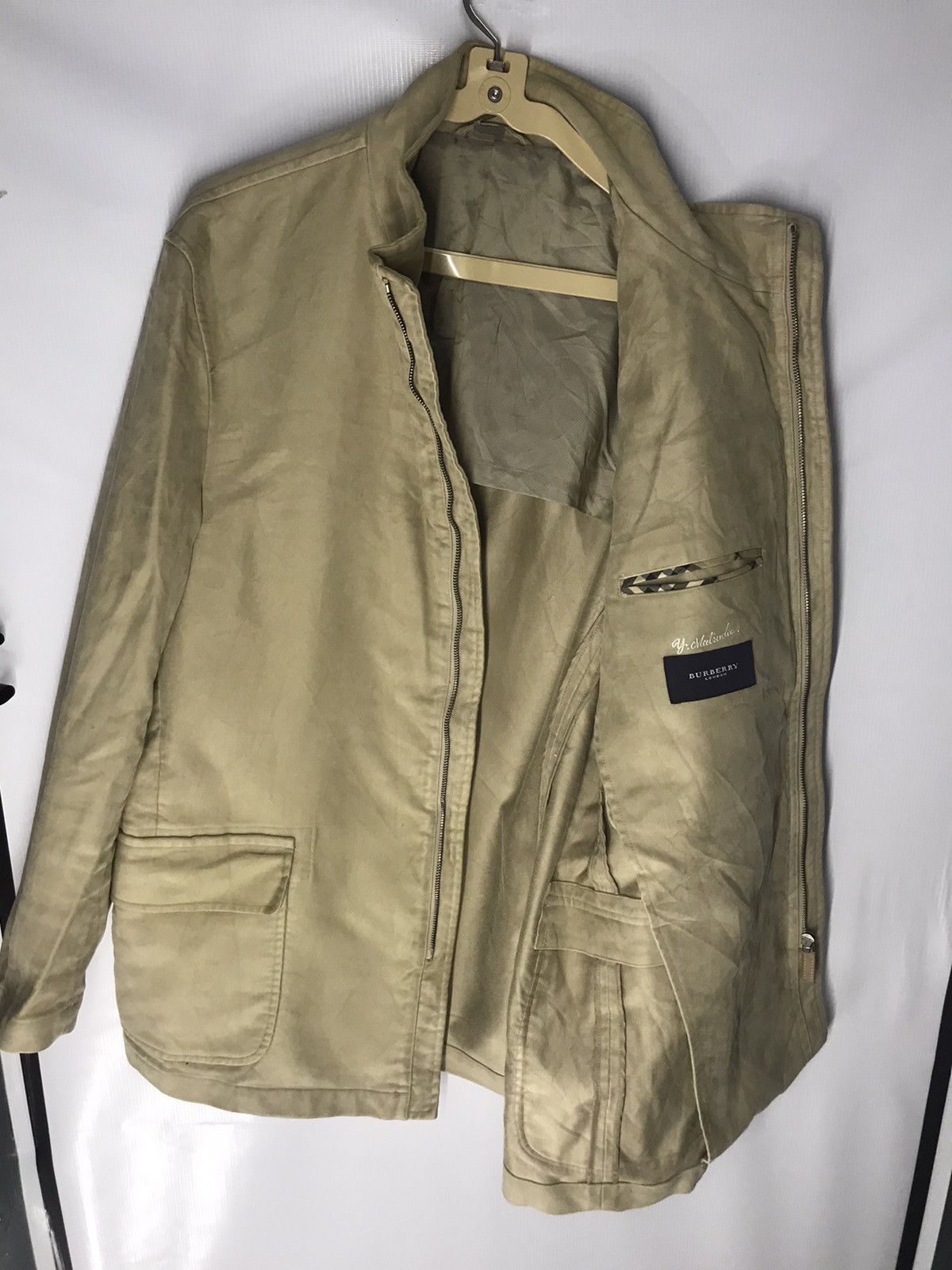 Burberry × Vintage Vintage Burberry zipper jacket three pocket Size US L / EU 52-54 / 3 - 7 Thumbnail