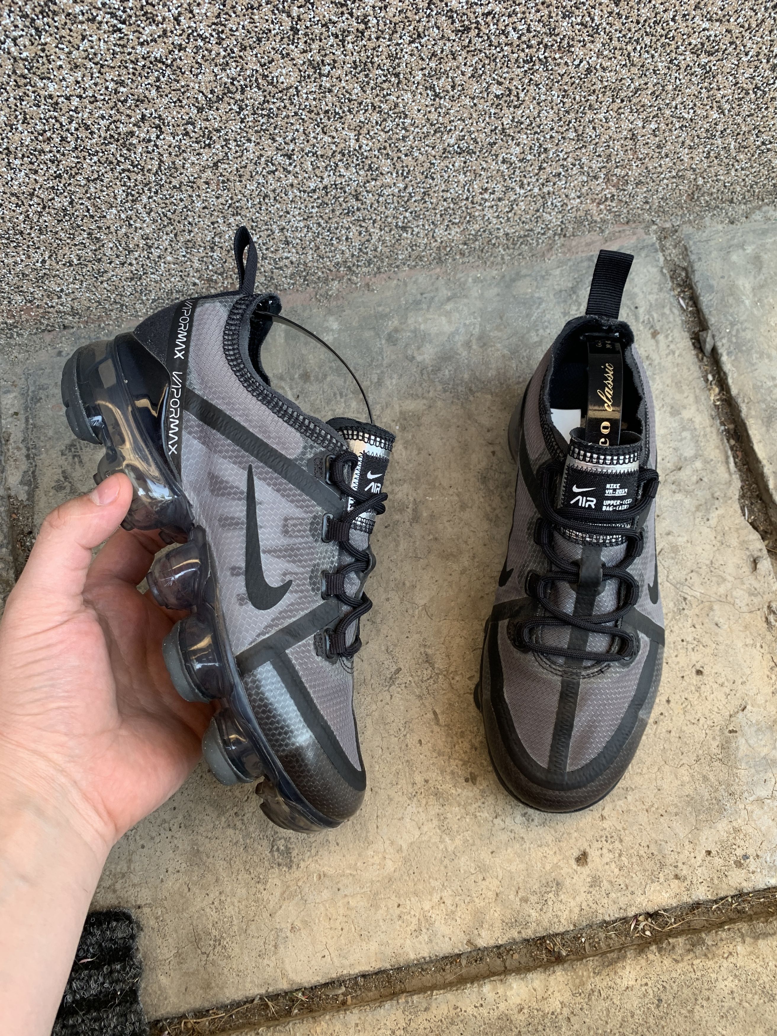 Nike Streetwear Nike VaporMax 2019 Gray Black Grailed