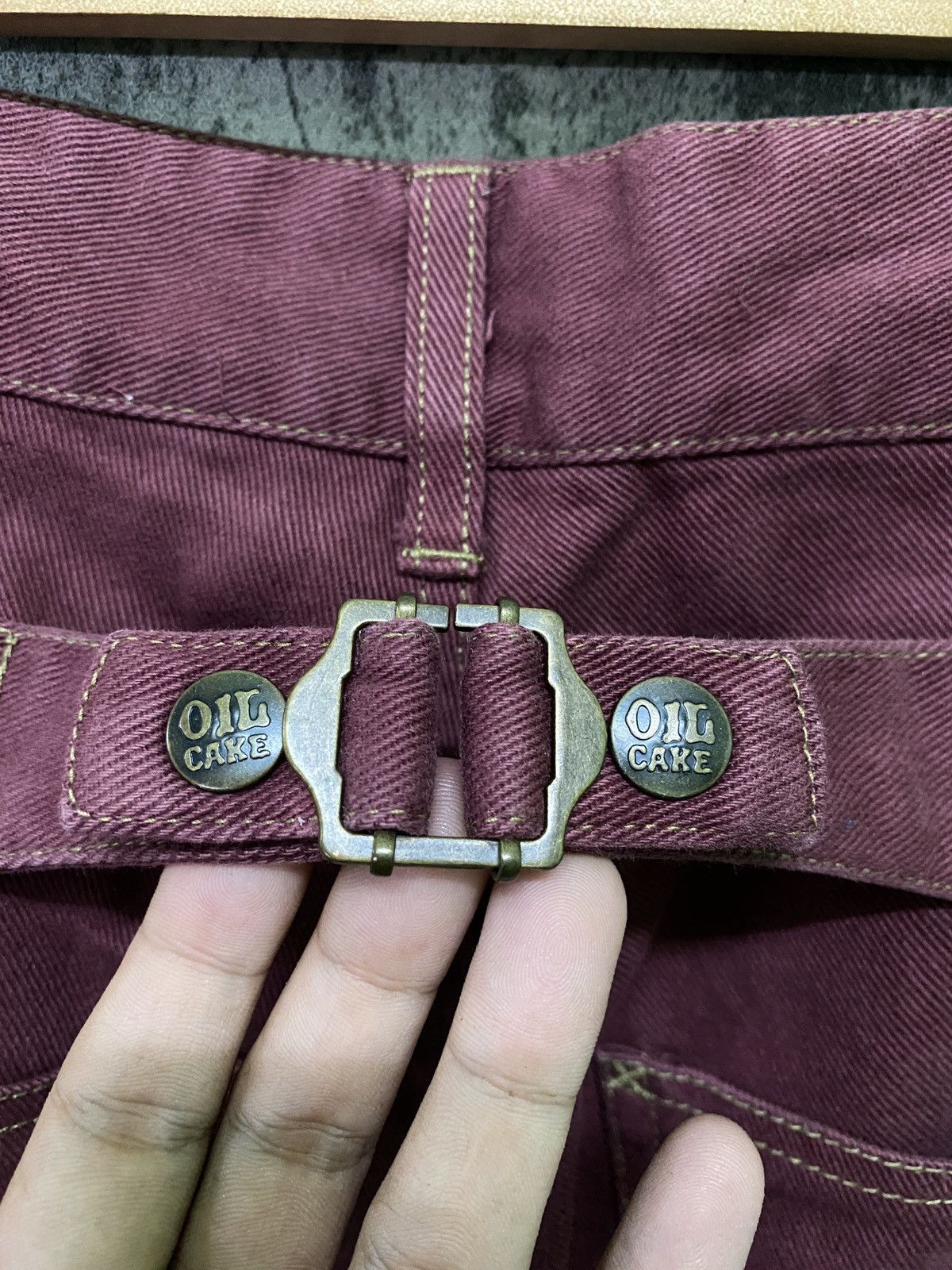Japanese Brand Japanese Brand OIL CAKE Multipocket Buckle Bush Pants Size US 35 - 17 Thumbnail