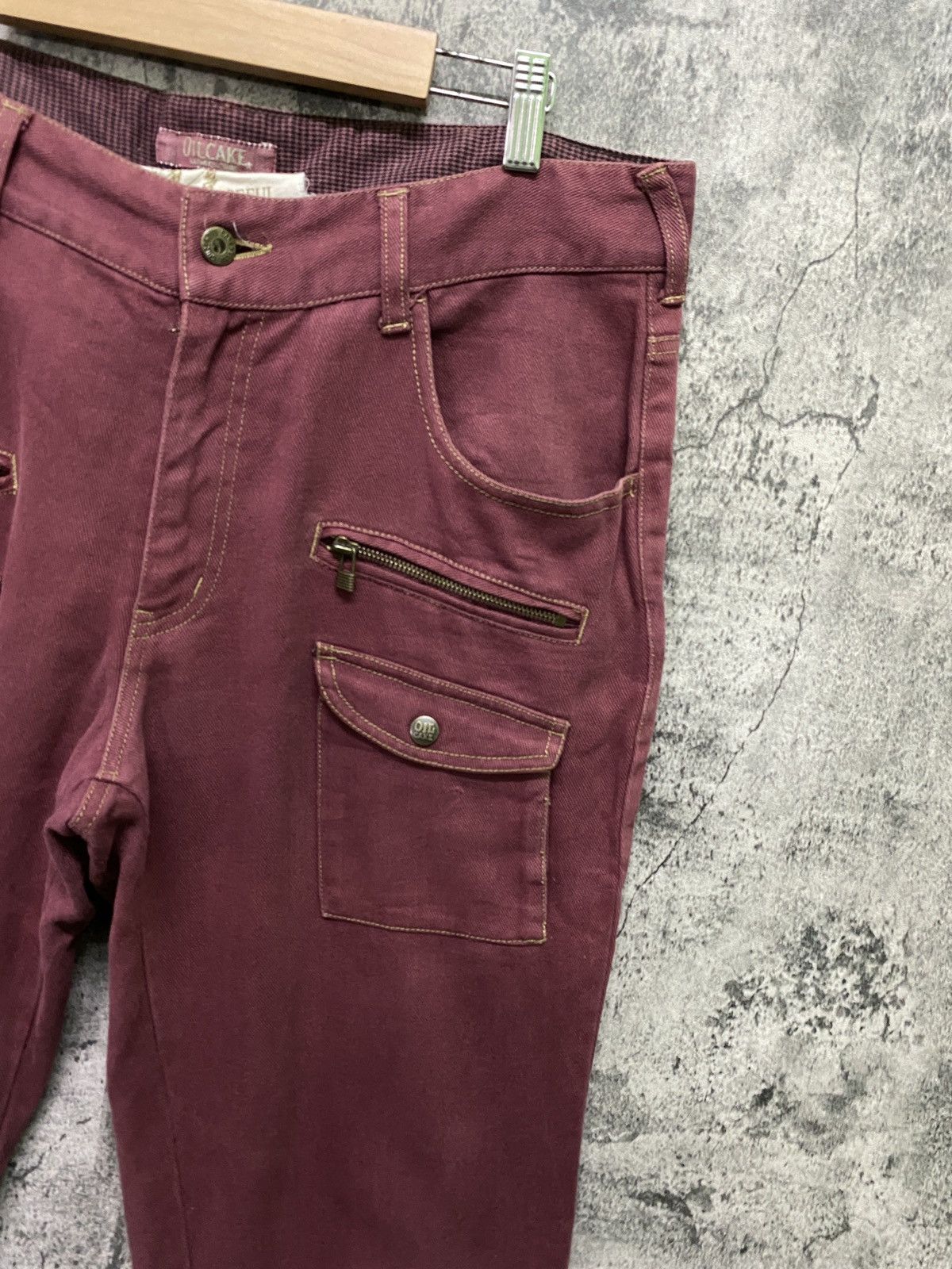 Japanese Brand Japanese Brand OIL CAKE Multipocket Buckle Bush Pants Size US 35 - 5 Thumbnail