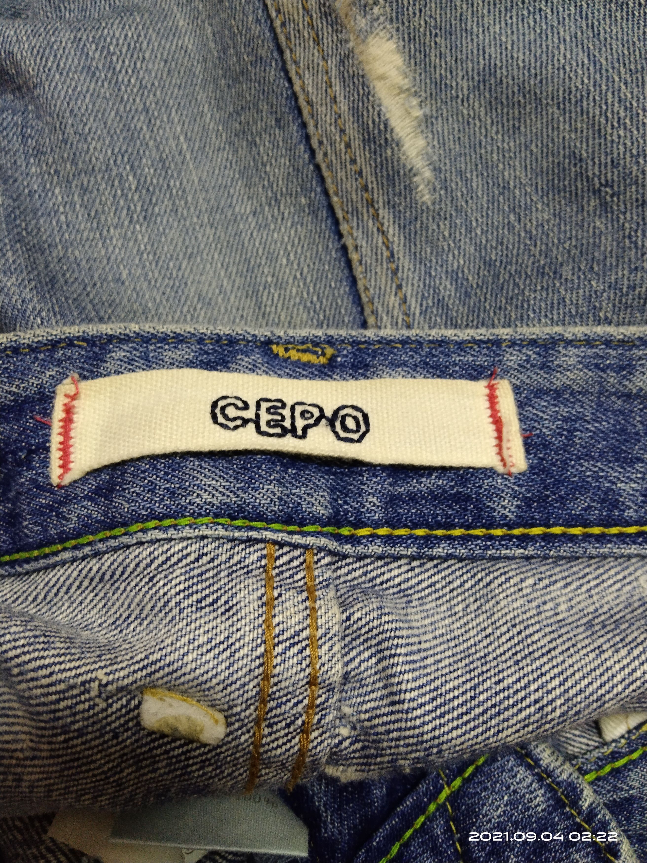 Japanese Brand DiSTRESSED DENIM GRUNGE JAPANESE BRAND CEPO DENIM PANTS Size US 33 - 8 Thumbnail