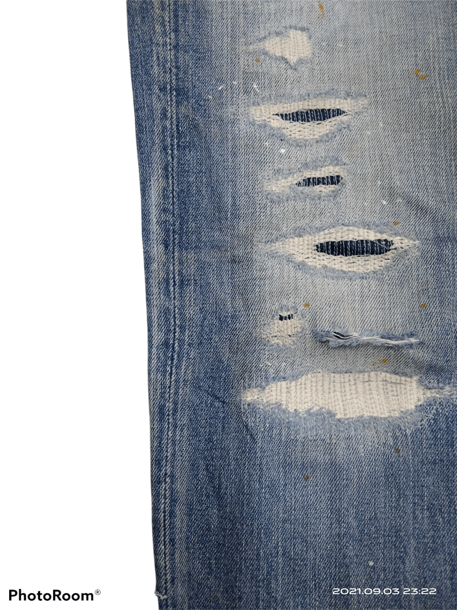 Japanese Brand DiSTRESSED DENIM GRUNGE JAPANESE BRAND CEPO DENIM PANTS Size US 33 - 6 Thumbnail