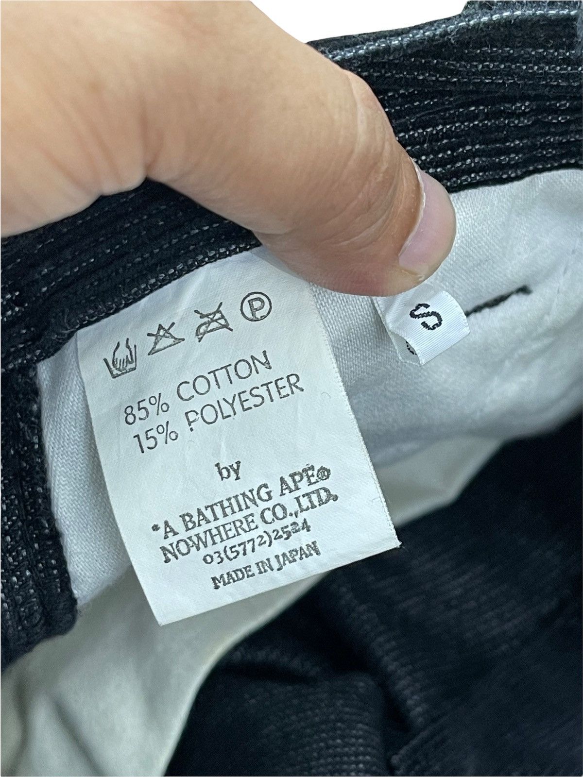Bape Bape Bathing Ape Corduroy Cargo Pants Size US 30 / EU 46 - 10 Thumbnail