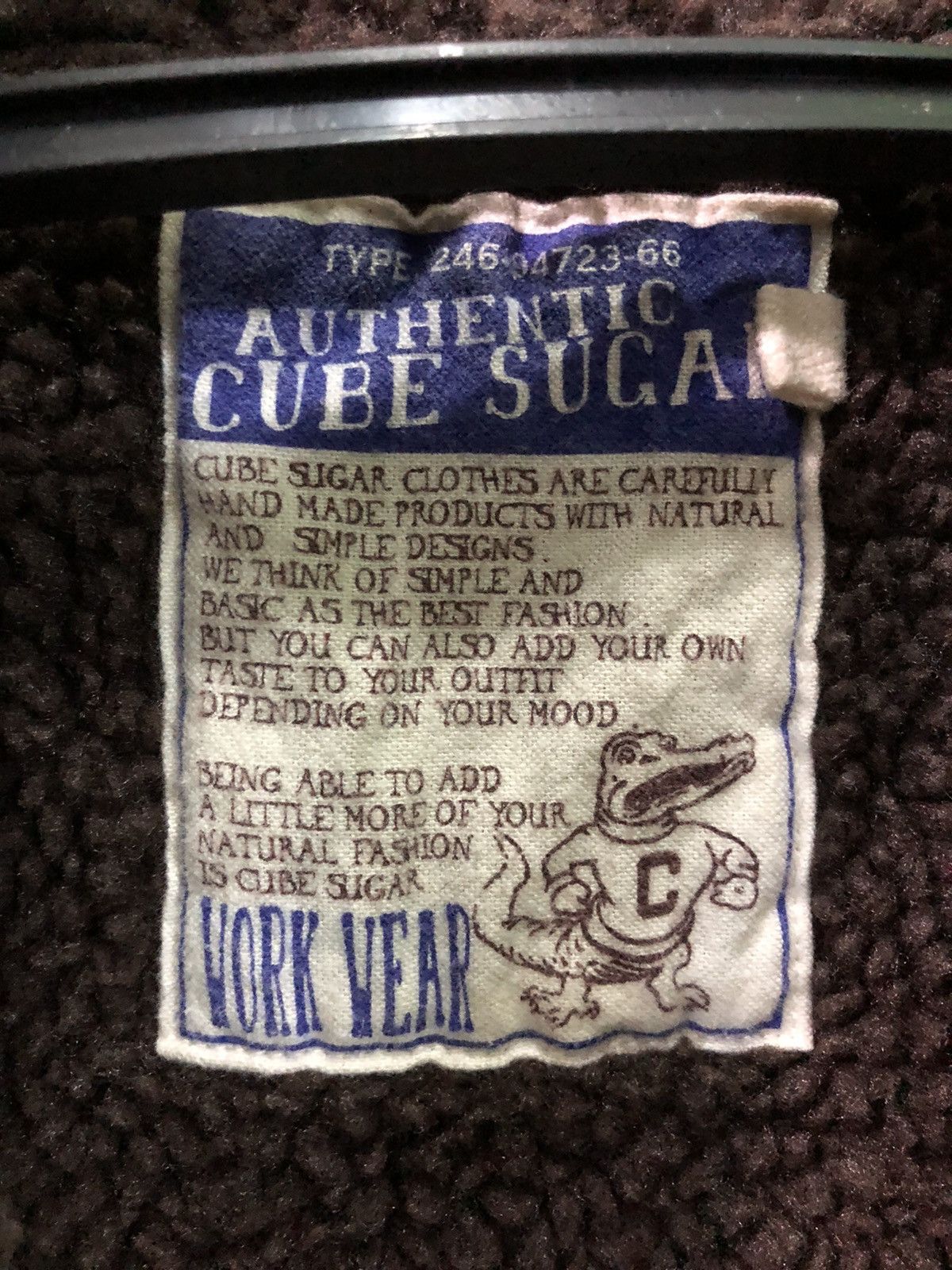 Japanese Brand × Vintage Vintage Cube Sugar Patch Work Wool Hoodie Jacket Size US S / EU 44-46 / 1 - 4 Thumbnail