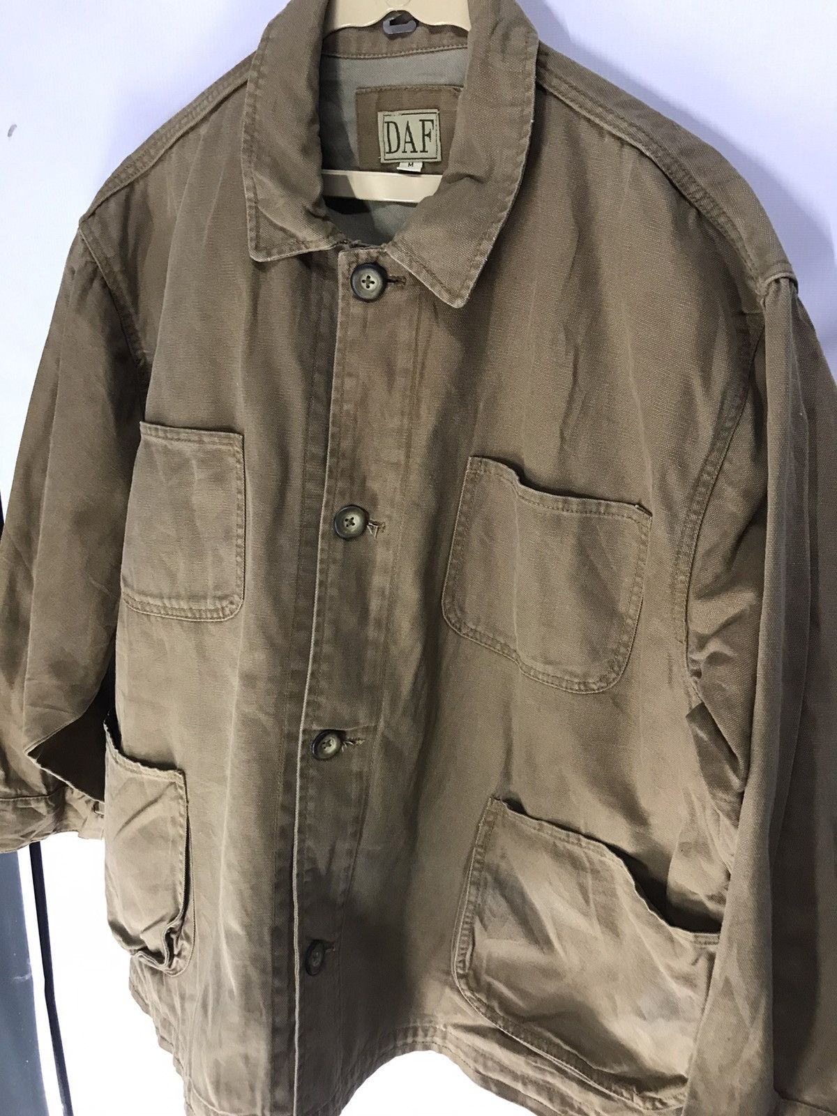 Japanese Brand × Vintage Daf workwear button jacket Size US M / EU 48-50 / 2 - 5 Thumbnail