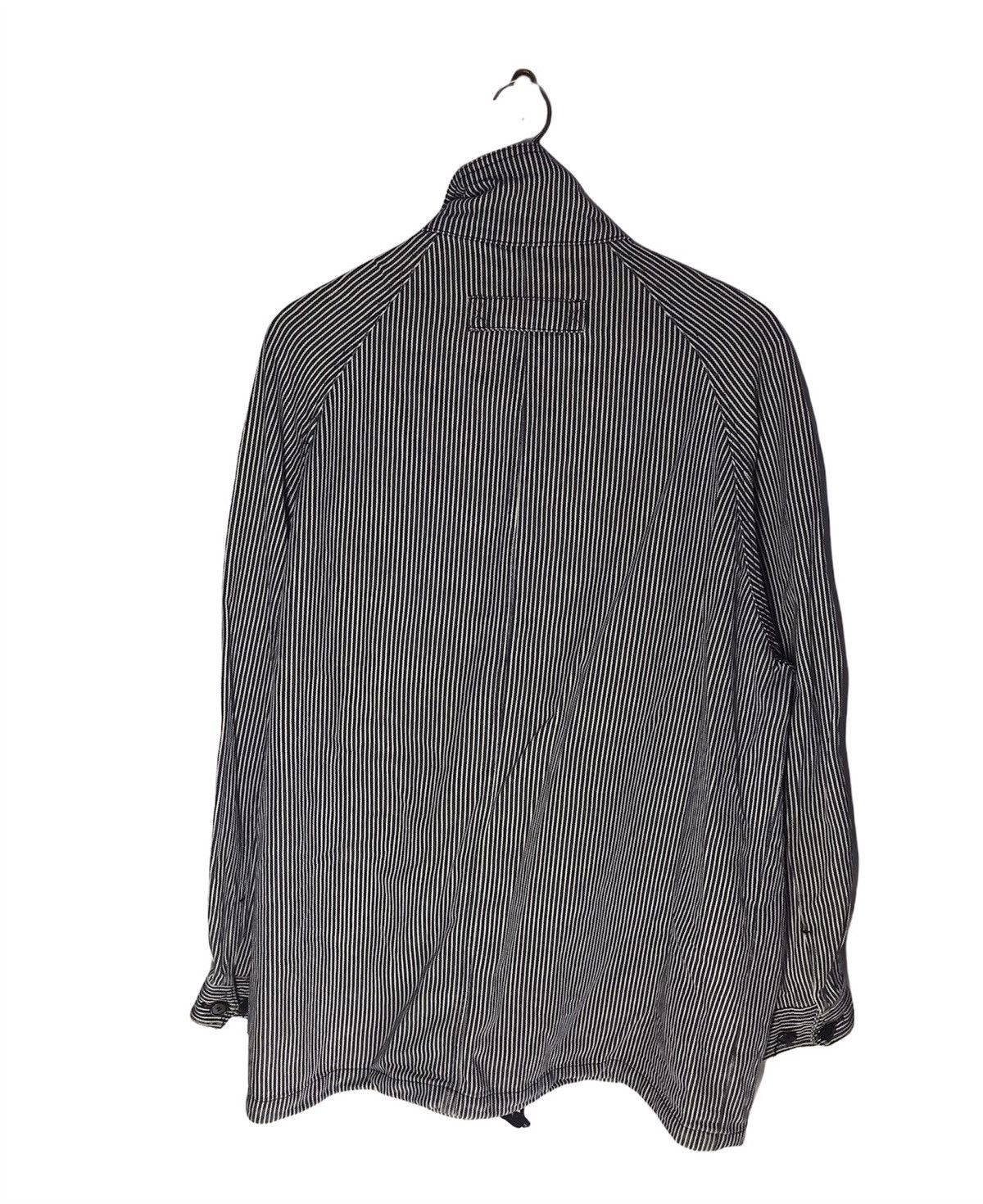 Japanese Brand Vintage stripe workwear jacket by liebchen Size US L / EU 52-54 / 3 - 2 Thumbnail
