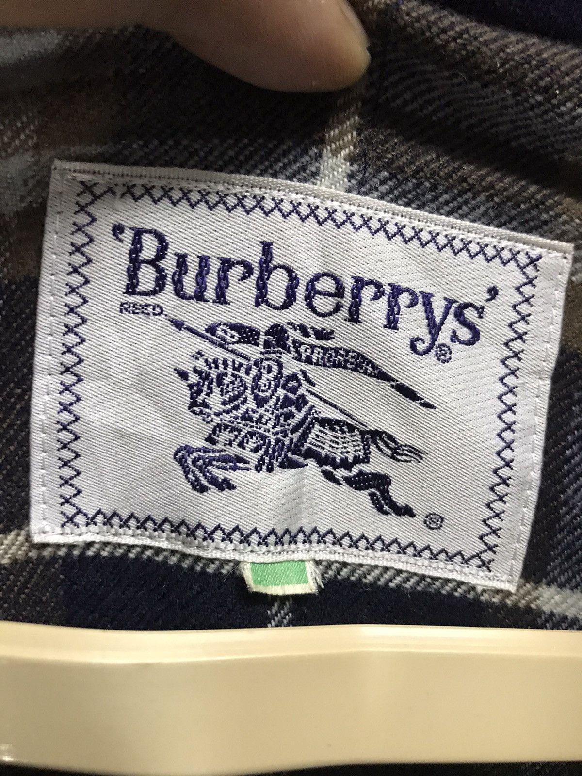 Burberry × Vintage Vintage Burberry wool jacket gold button up Size US M / EU 48-50 / 2 - 5 Thumbnail