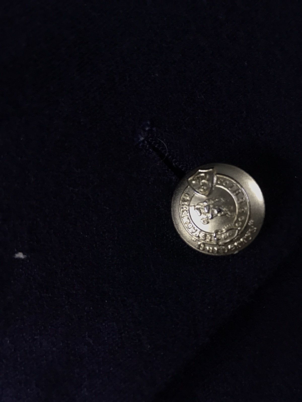 Burberry × Vintage Vintage Burberry wool jacket gold button up Size US M / EU 48-50 / 2 - 12 Thumbnail