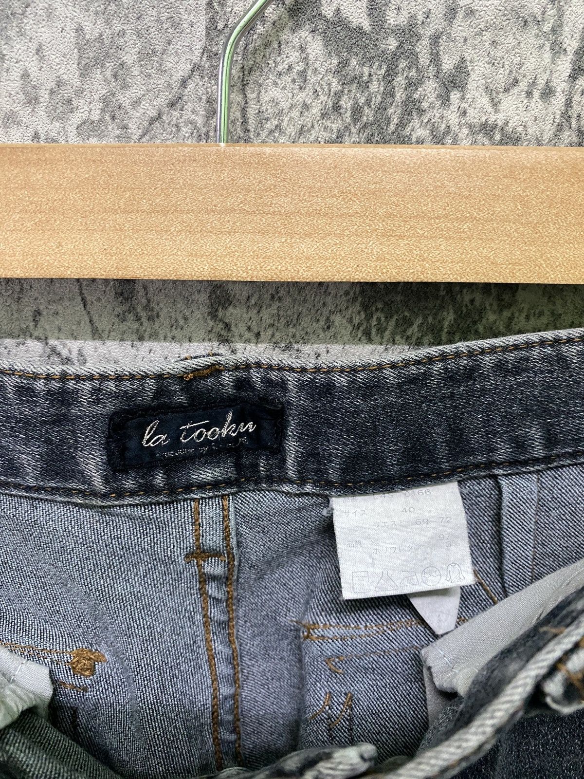Designer × Japanese Brand Japanese Brand LA TOOKN Multipocket Low Waist Cargo Denim Size US 27 - 14 Thumbnail