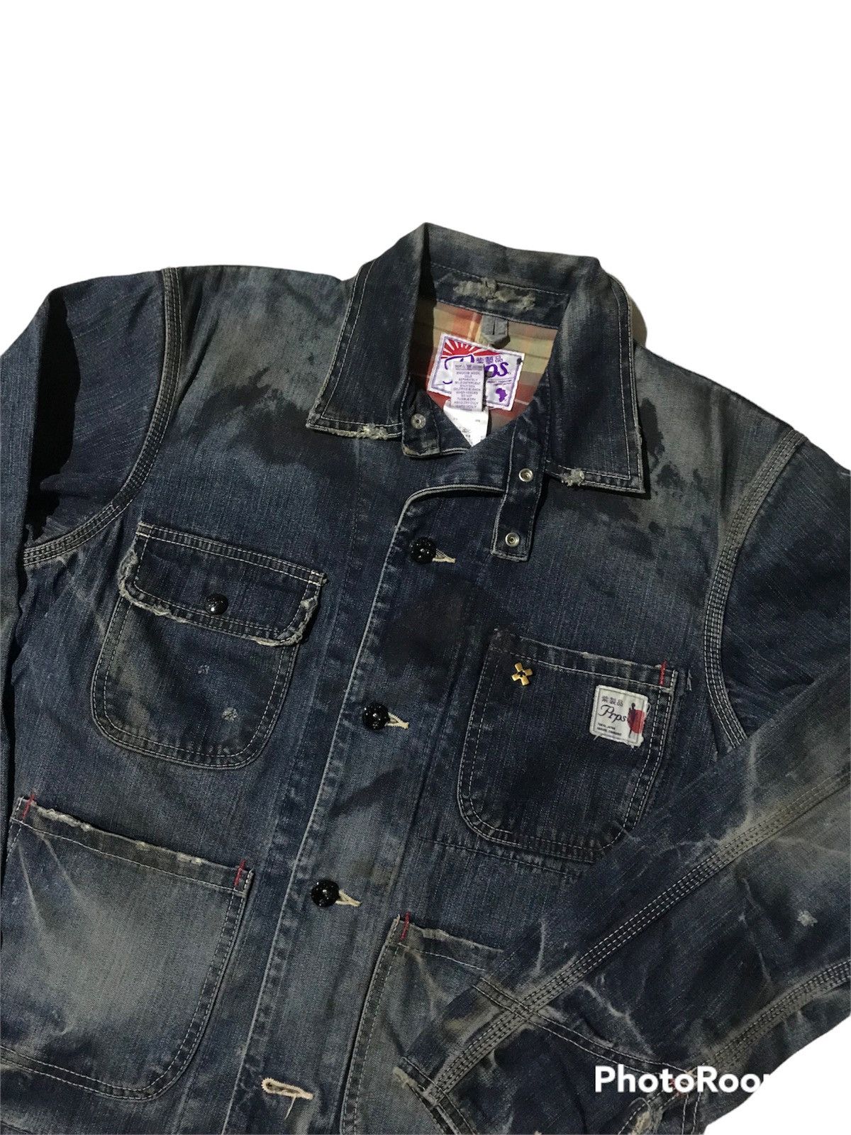 Prps 💥FinalDrop💥Vintage Prps Japan Chore Jacket Size US S / EU 44-46 / 1 - 2 Thumbnail