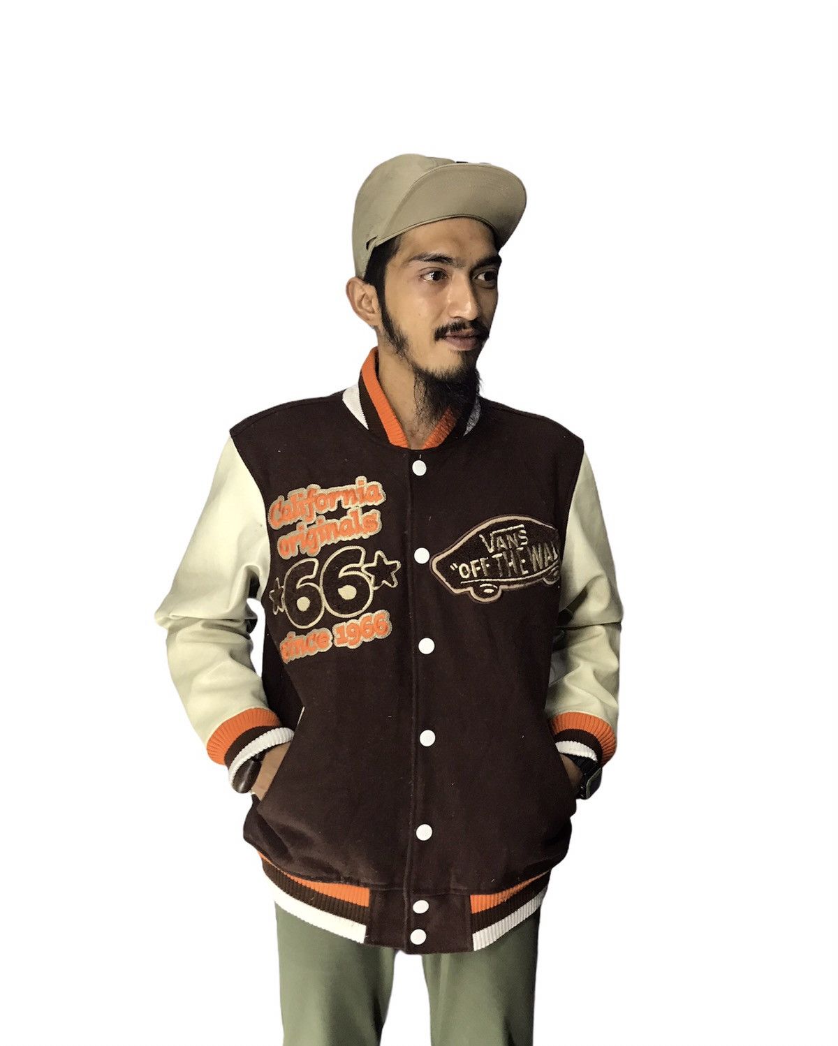 Vans × Vintage Vintage vans varsity jacket Size US M / EU 48-50 / 2 - 2 Thumbnail